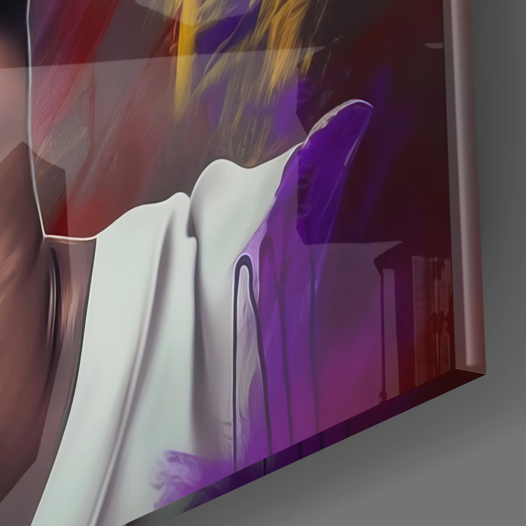 Basketball Court Legend Glass Wall Art || Designers Collection - Image 3