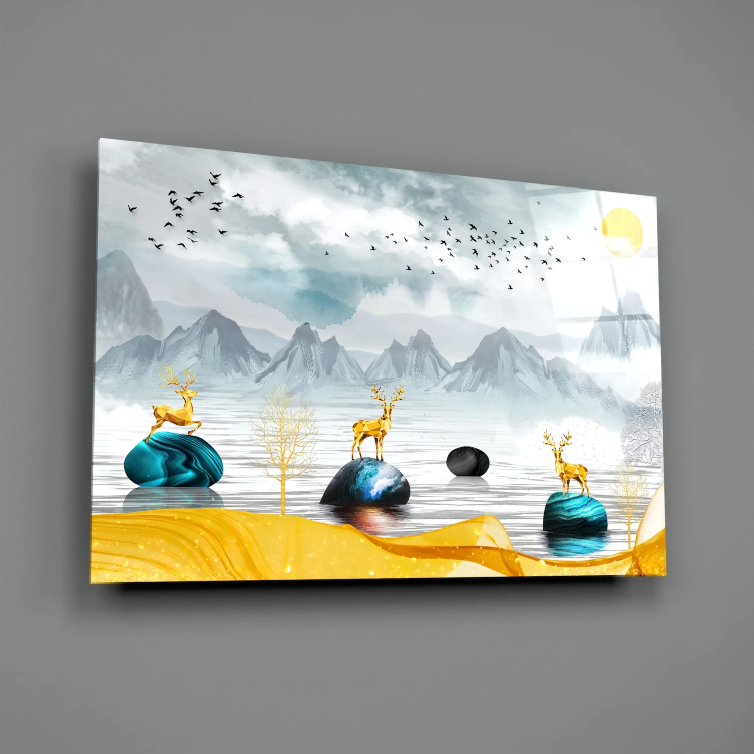 Lake of a Dream Glass Wall Art - Image 3