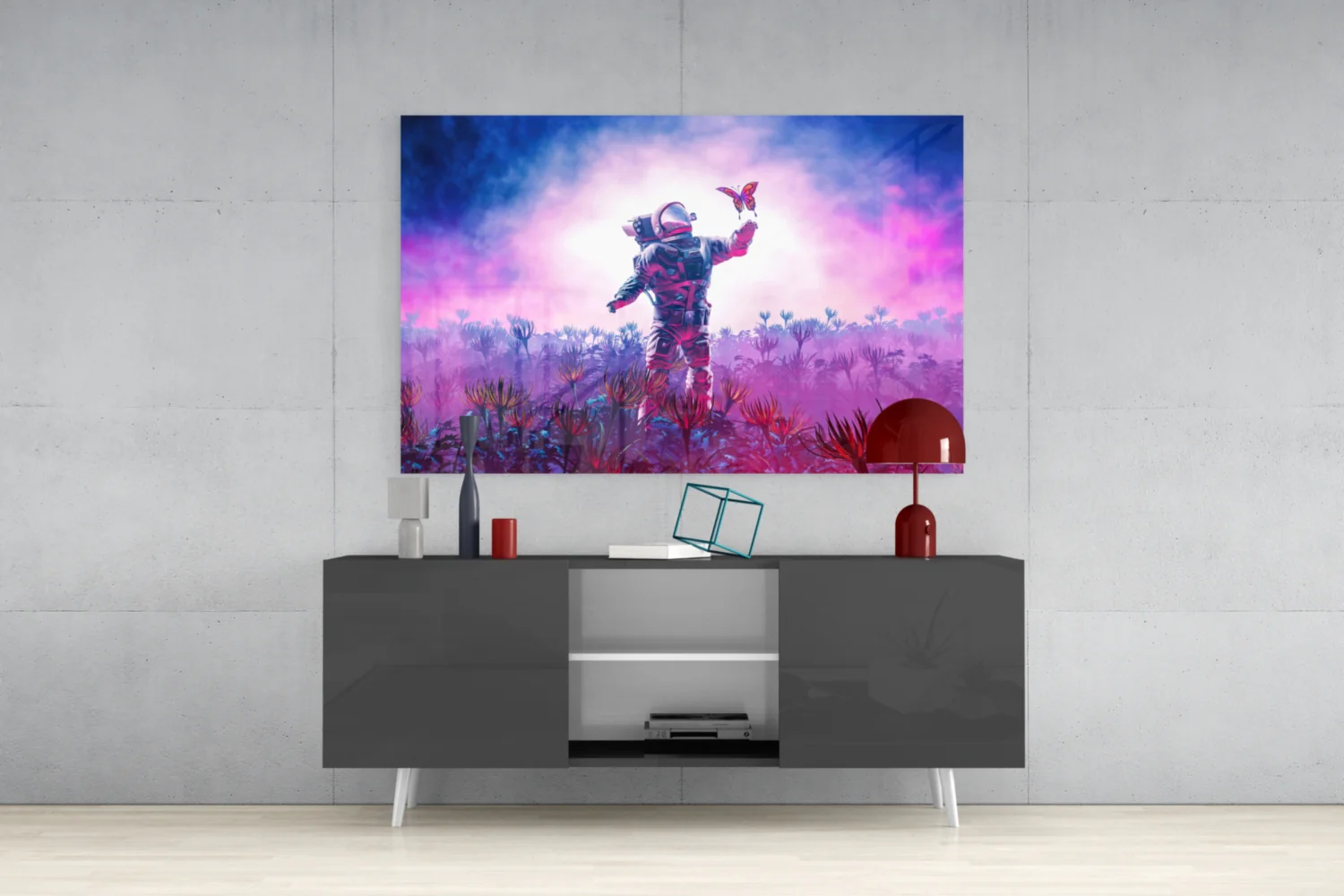 Land of Butterflies Glass Wall Art - Image 9