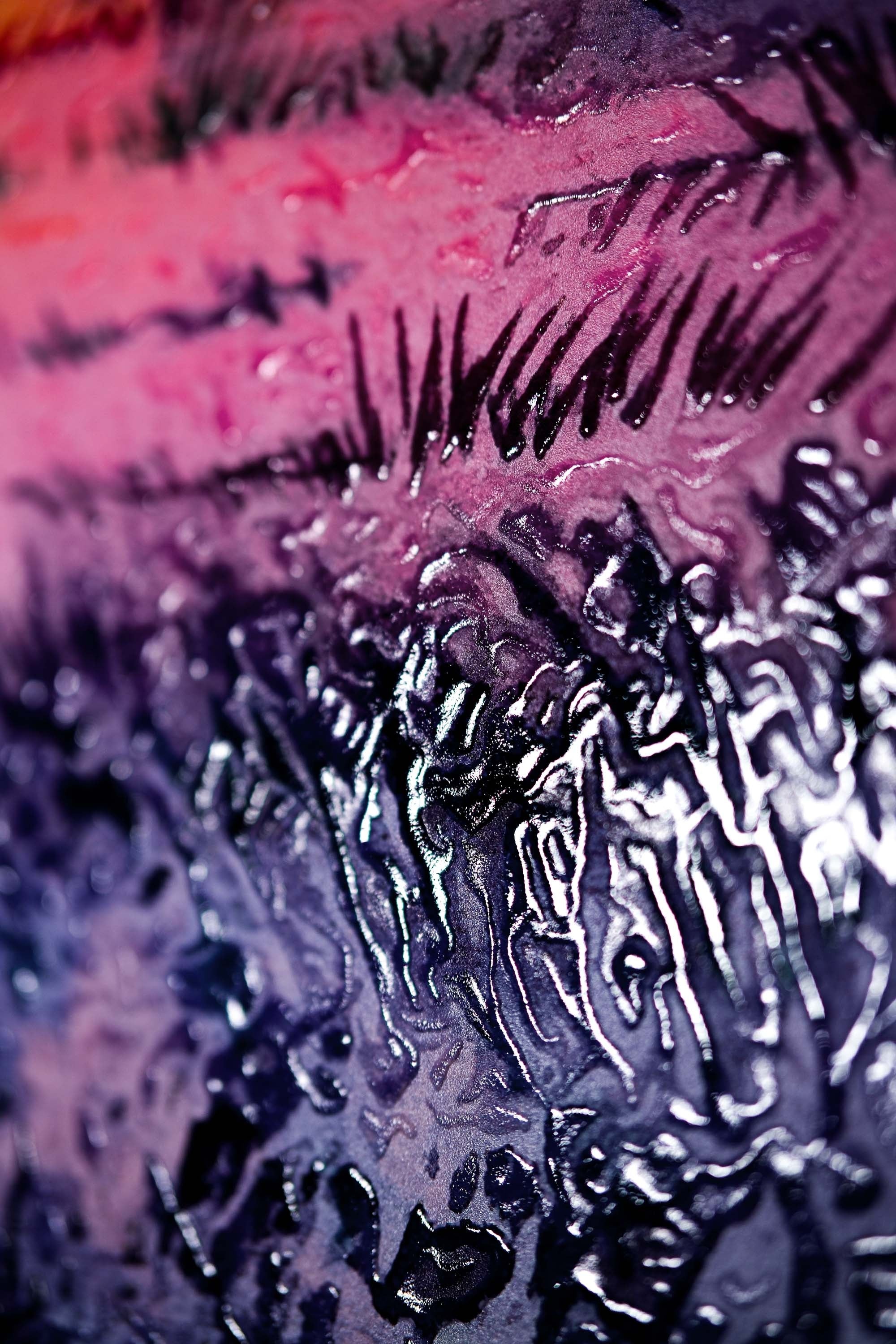 Lavender Sunset Tree — 3D Haptic Embossed High-Gloss Luxury Wall Art - Image 8