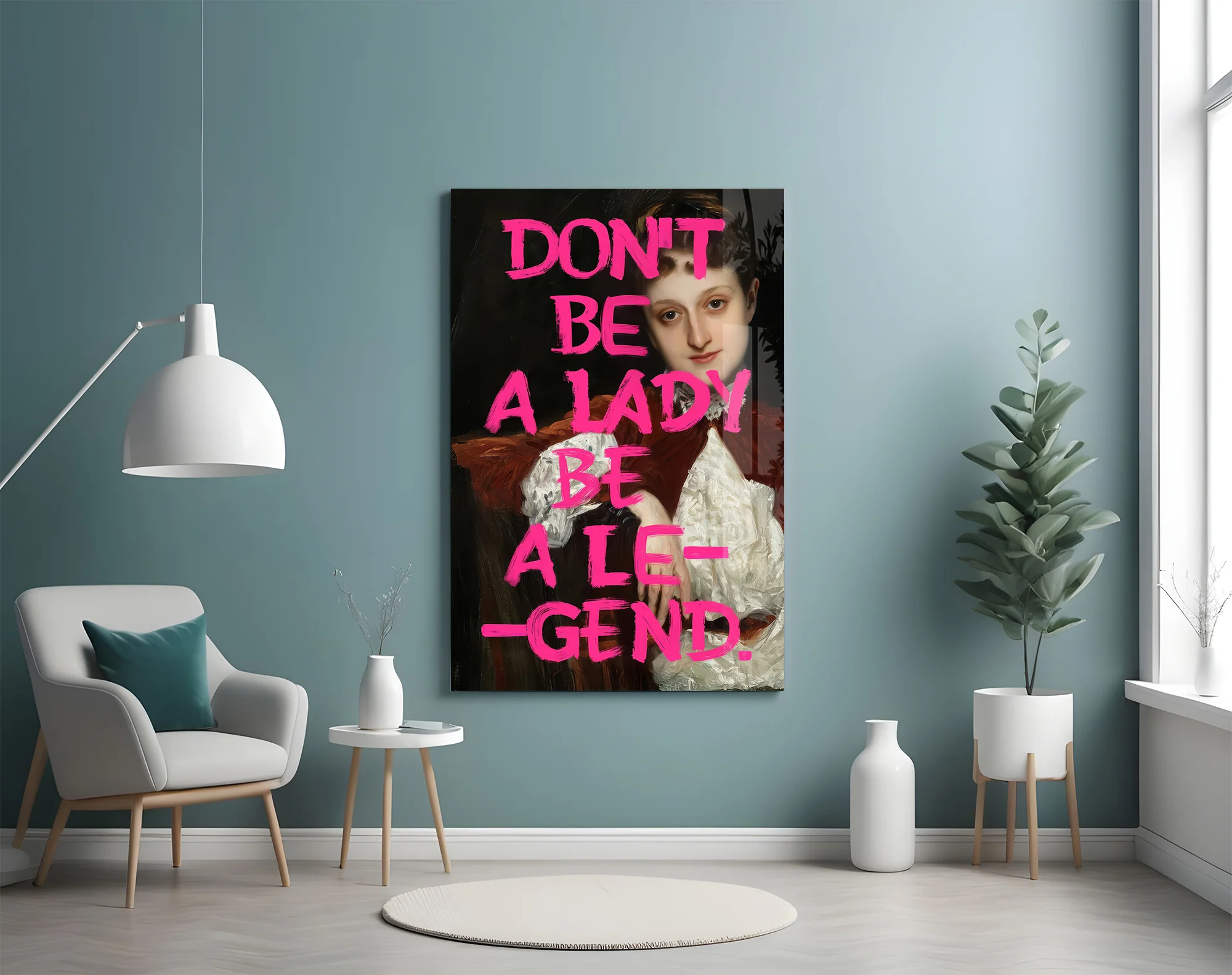 Legend Lady Glass Wall Art - Image 5