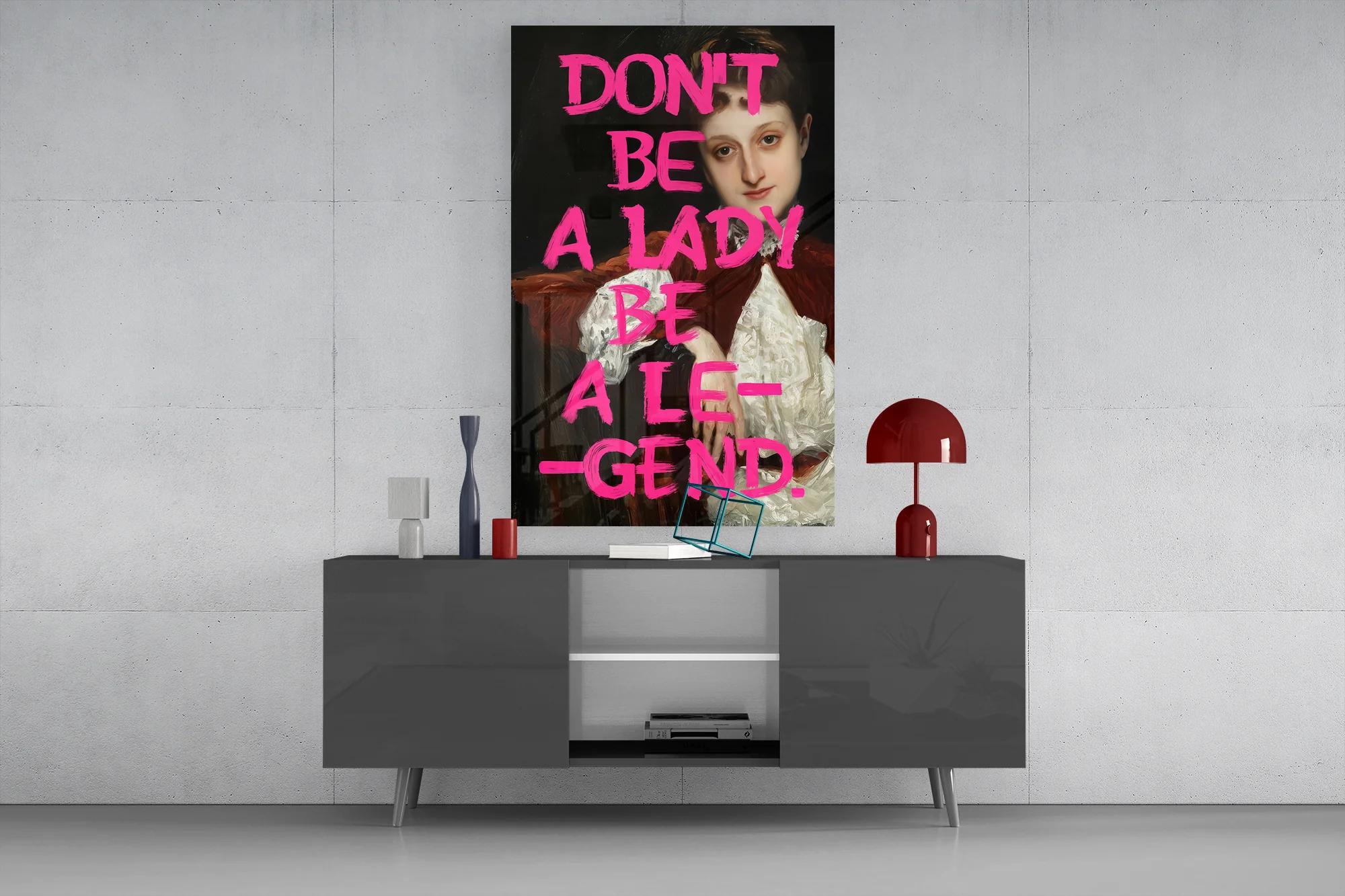 Legend Lady Glass Wall Art - Image 9