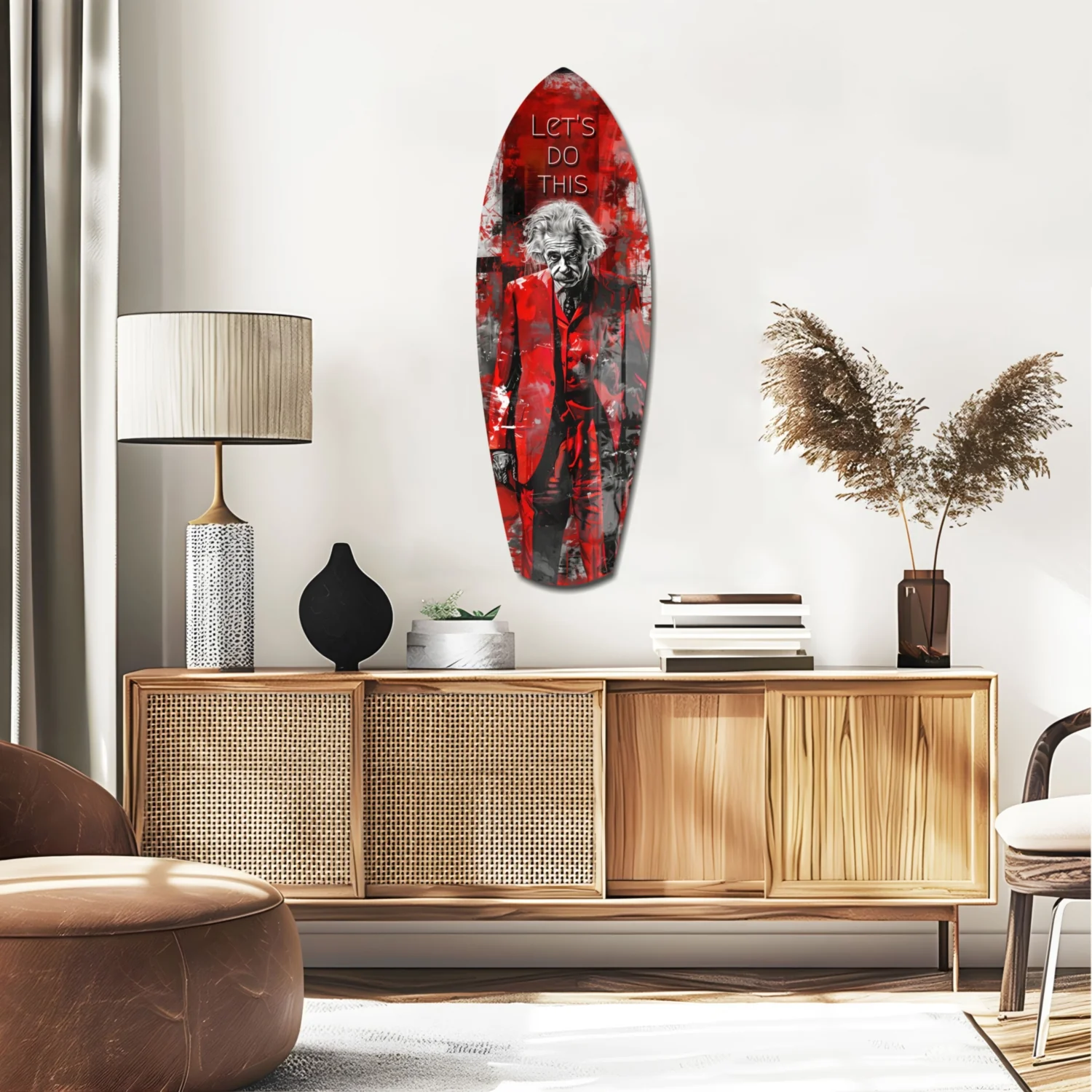 Lets Do This Glass Wall Art - Image 2