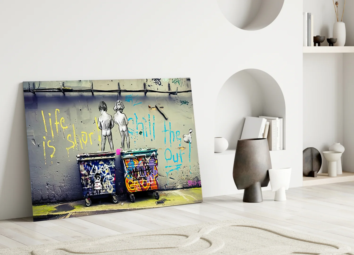 Life is Short Glass Wall Art - Image 3