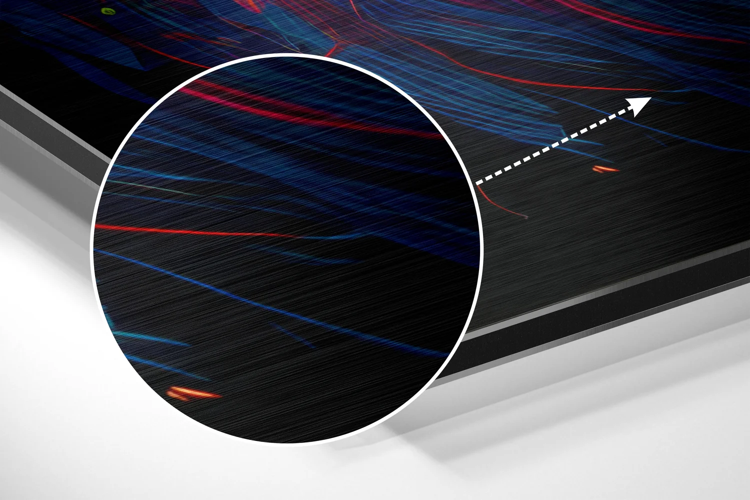 Life on my Glasses Brushed Aluminum Dibond Wall Art - Image 3