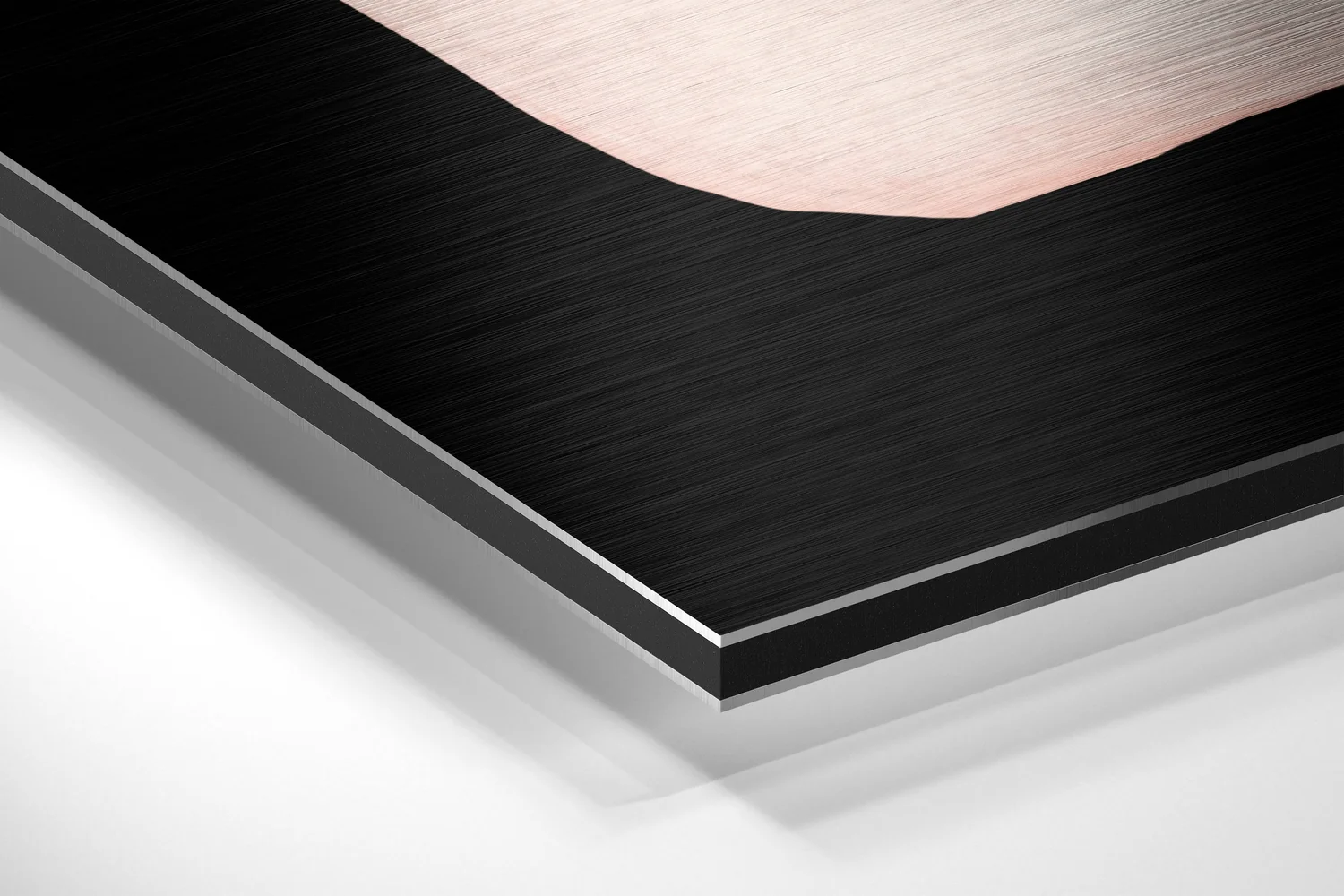 Lines Brushed Aluminium Dibond Wall Art - Image 2