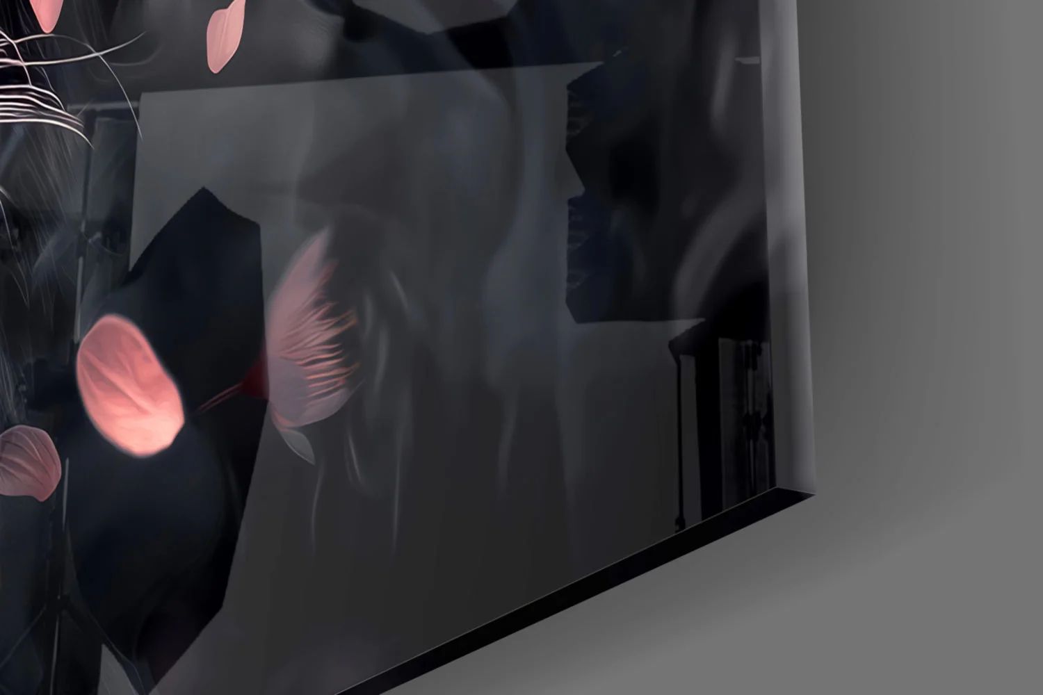 Lion of the Night Glass Wall Art || Designer Collection - Image 7