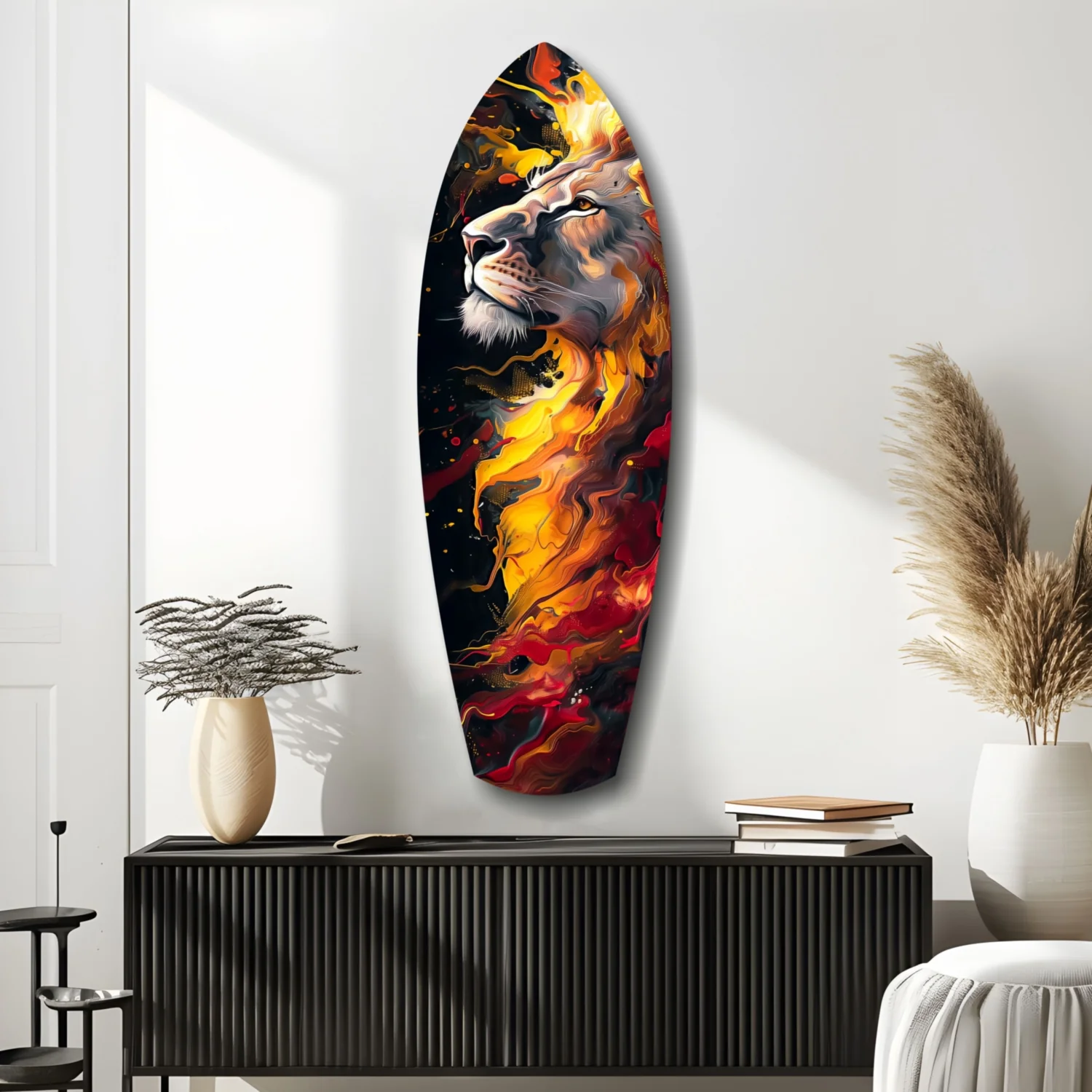 Lion Pride V4 Glass Wall Art - Image 10