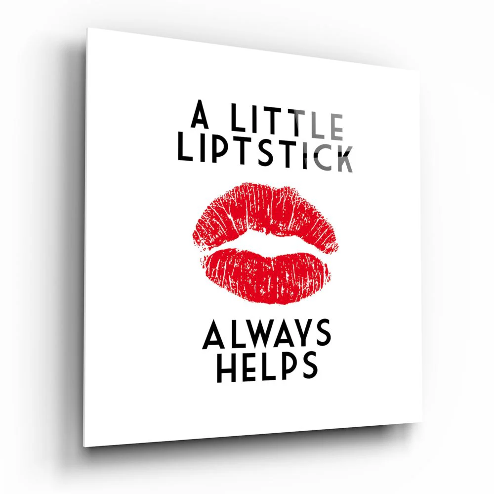 Lipstick Glass Wall Art - Image 2