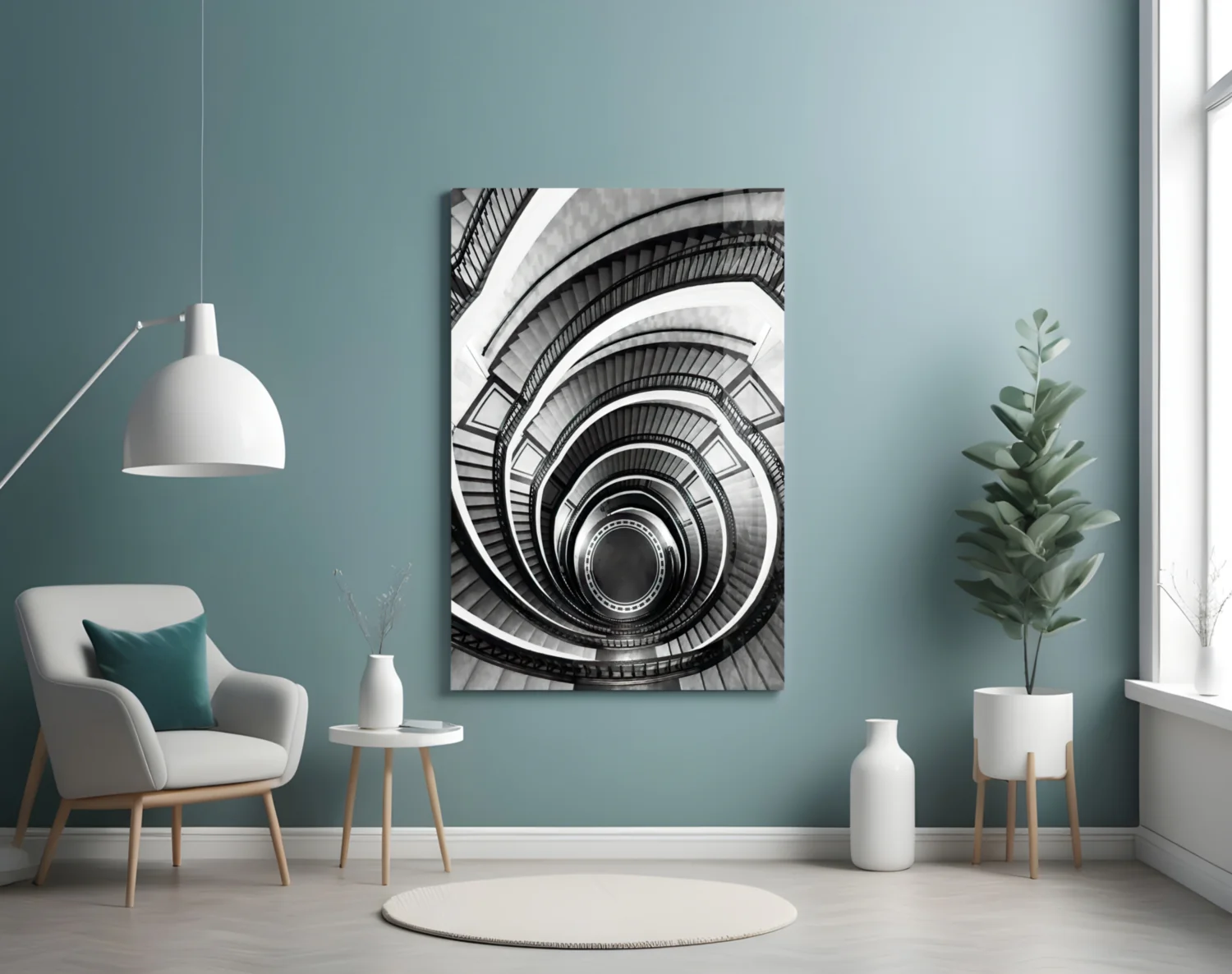 Loop Glass Wall Art - Image 5