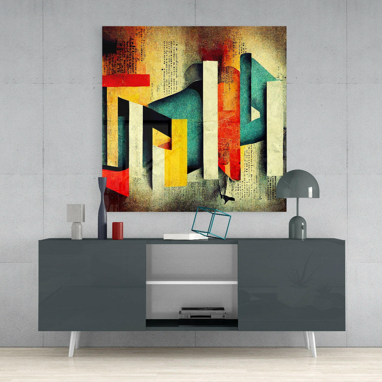 Lost Alphabet Glass Wall Art || Designer Collection - Image 4