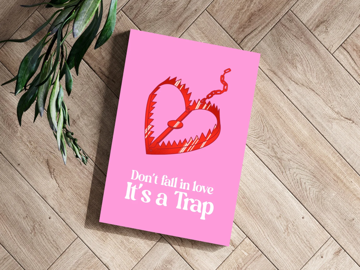 Love Trap Aluminum Print - Image 3