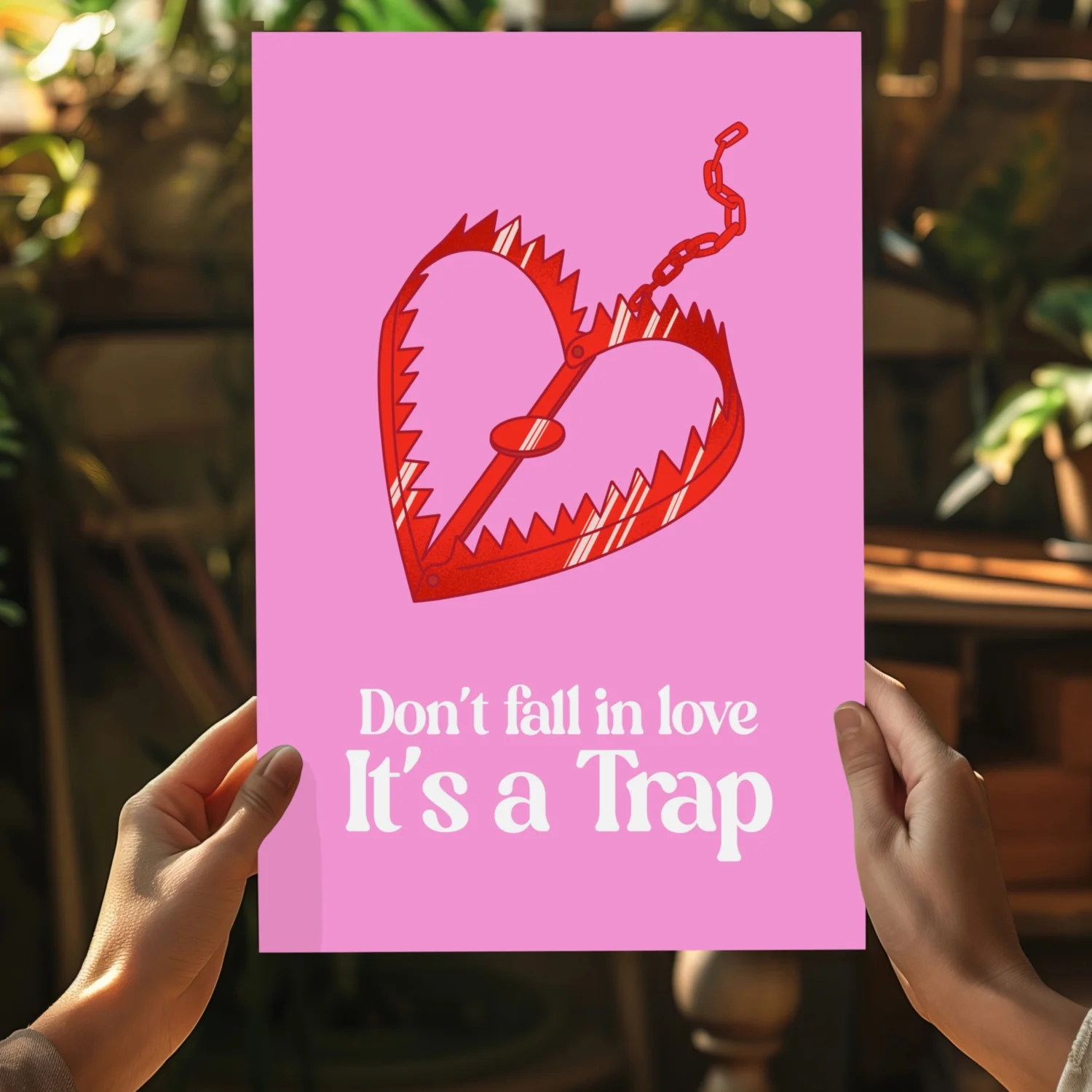 Love Trap Aluminum Print - Image 5