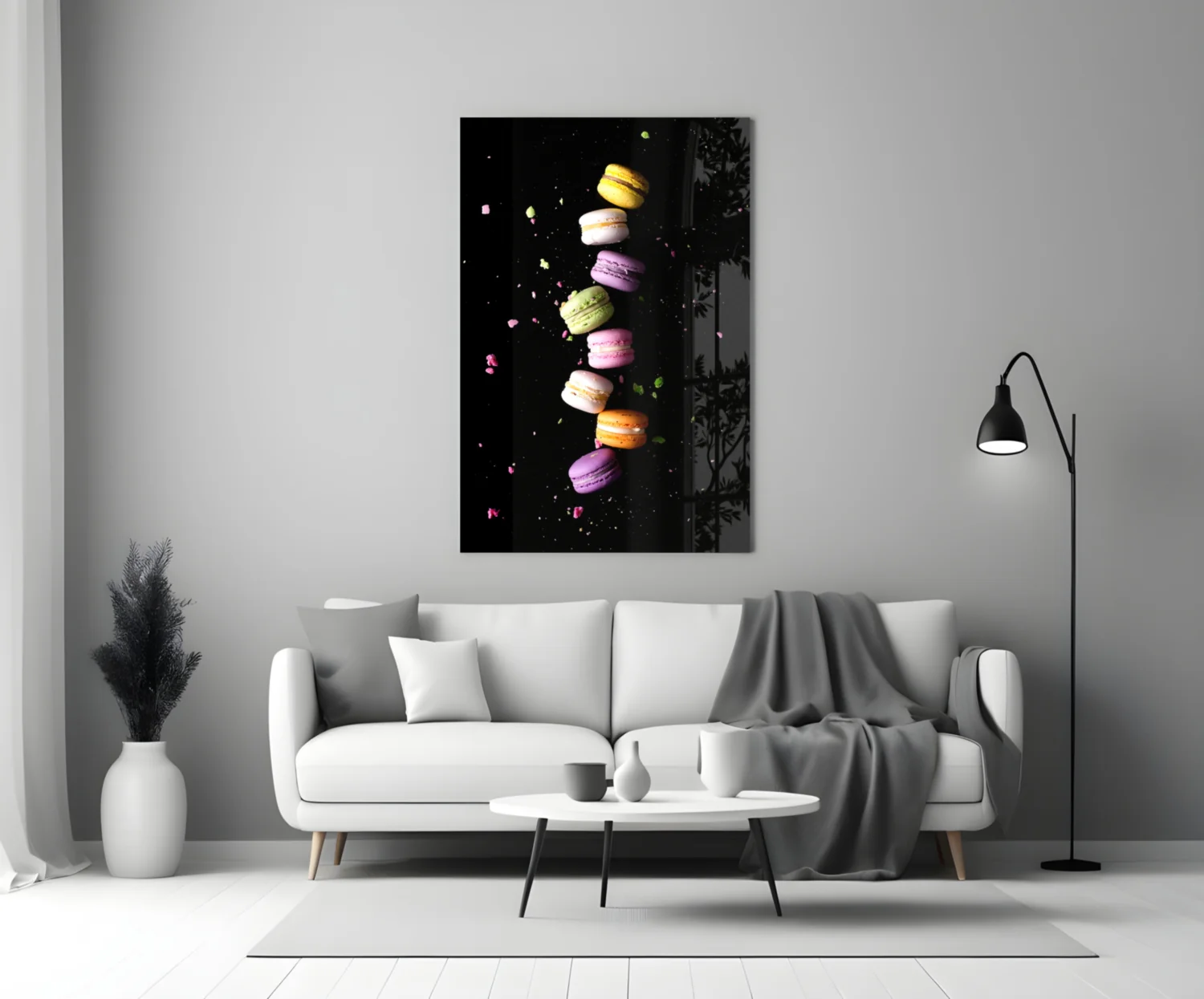 Macarons Glass Wall Art - Image 4