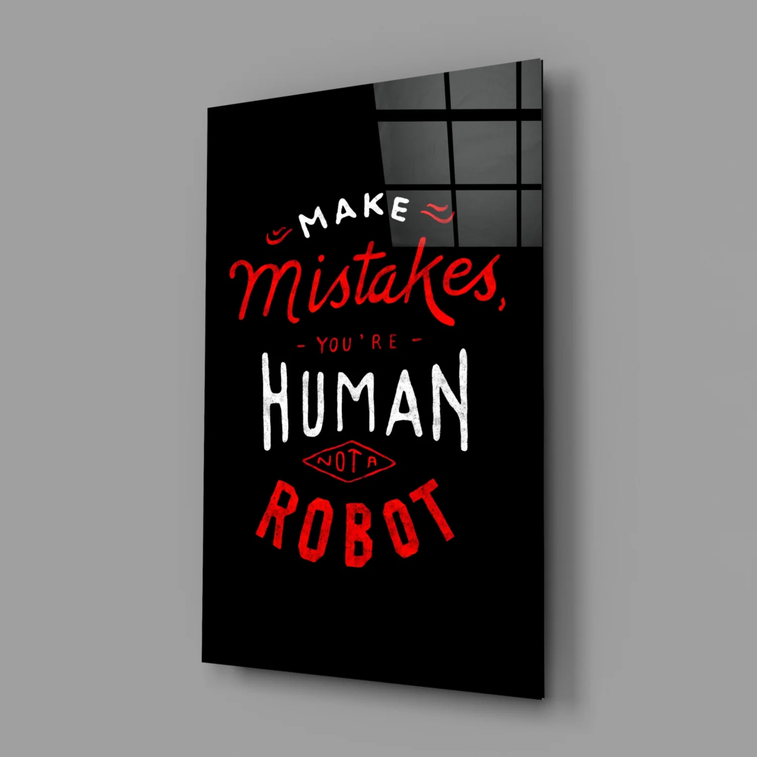 Make Mistakes Glass Wall Art - Image 2