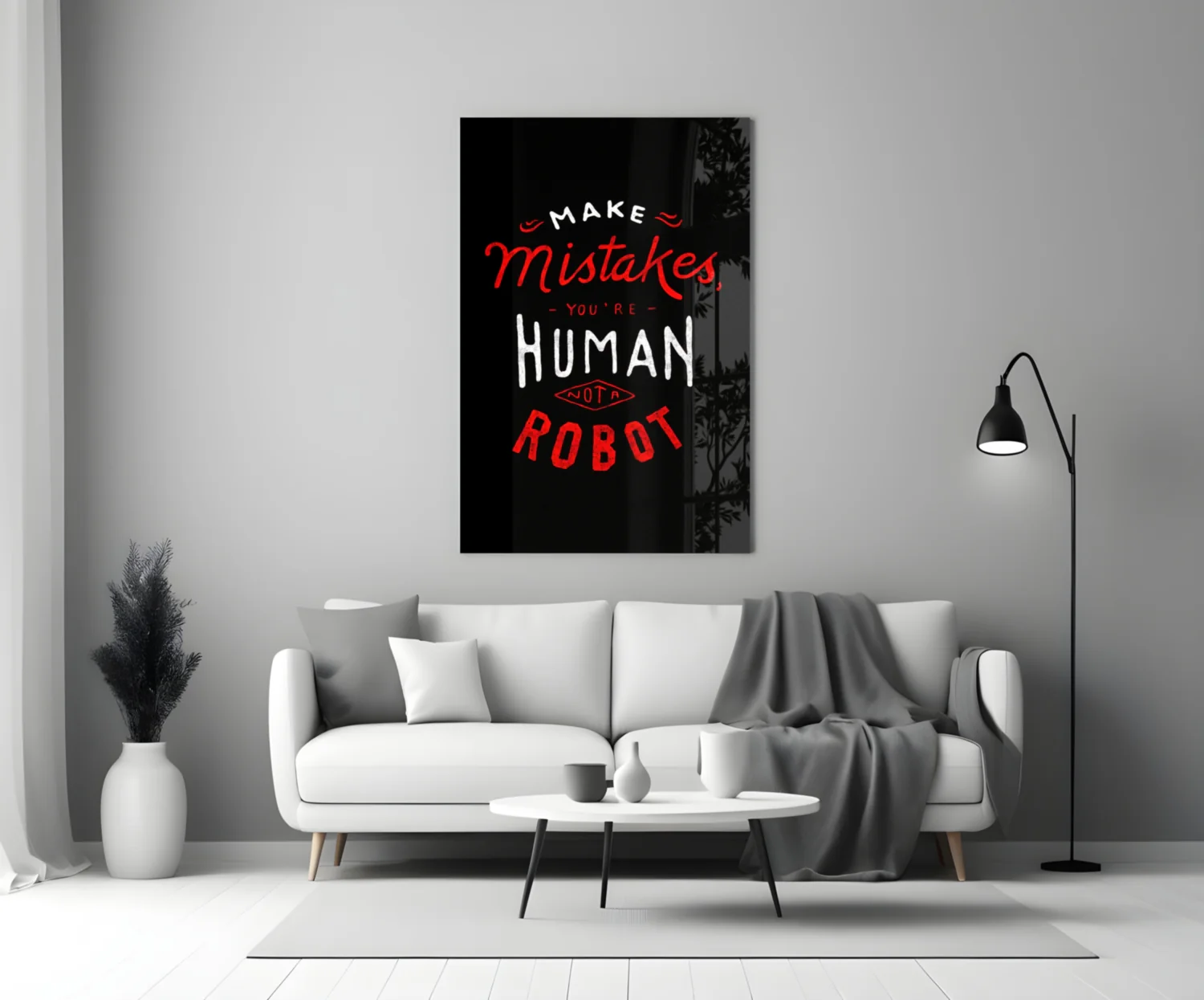 Make Mistakes Glass Wall Art - Image 3