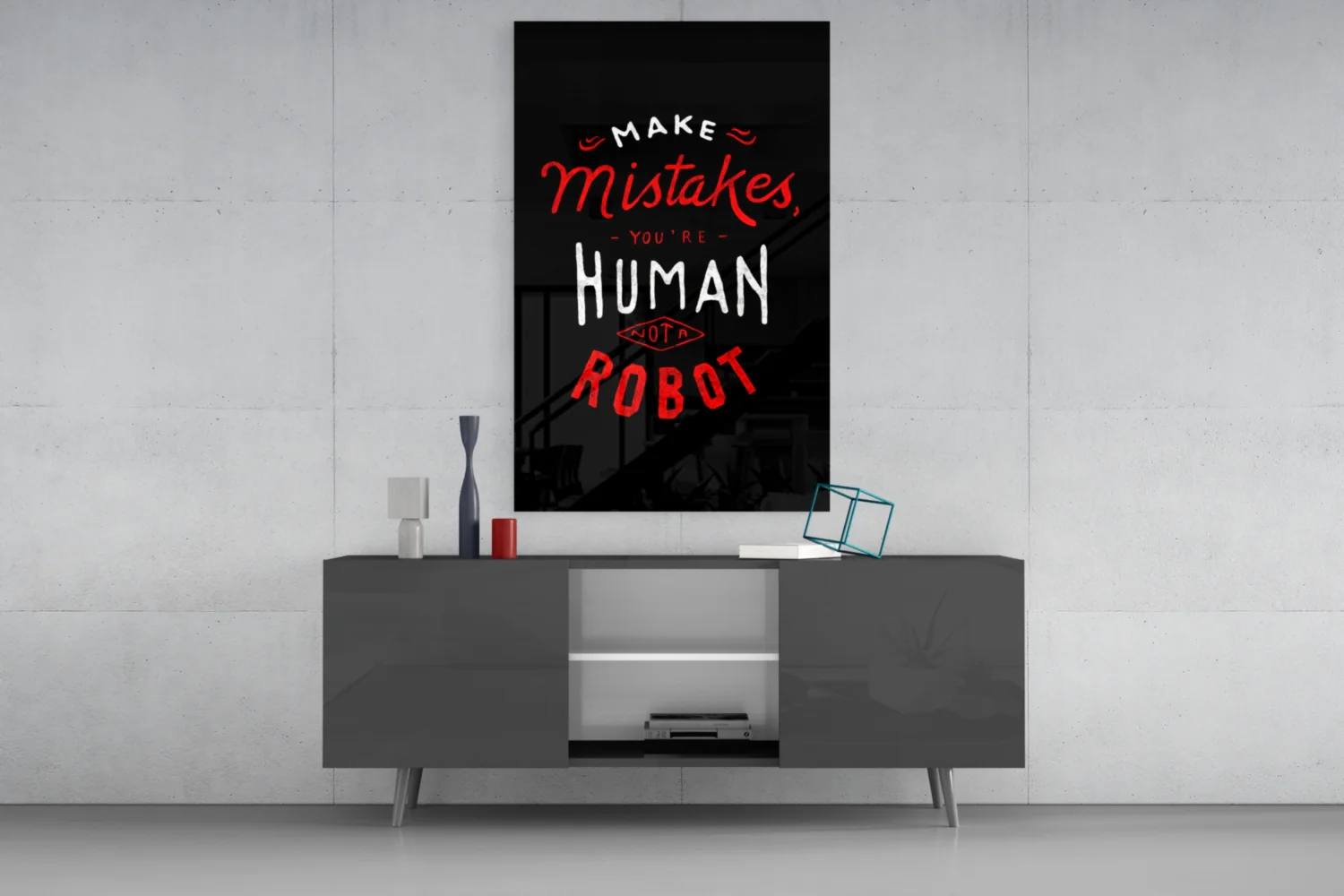 Make Mistakes Glass Wall Art - Image 8