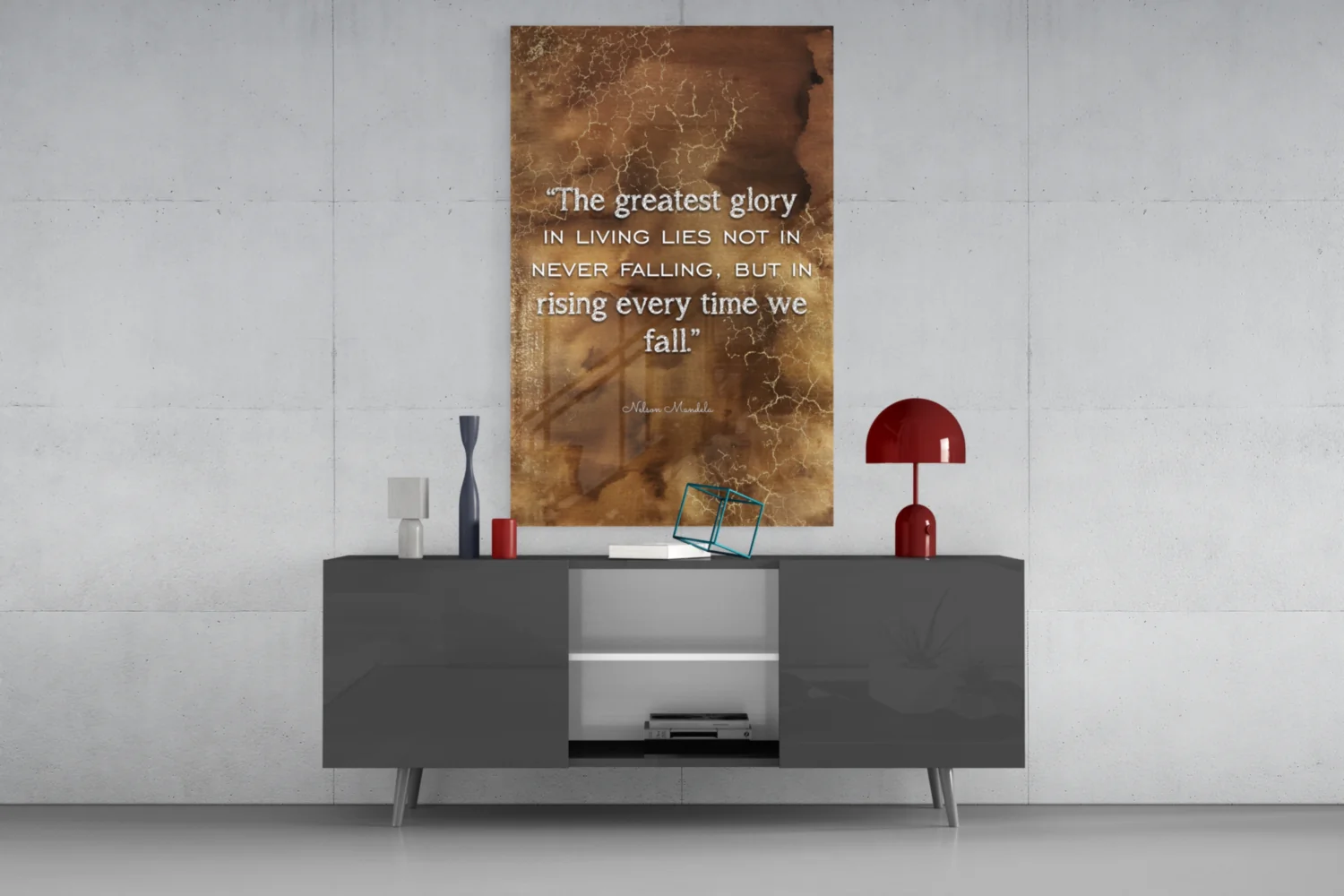 Freedom Leader Quotes Glass Wall Art - Image 8