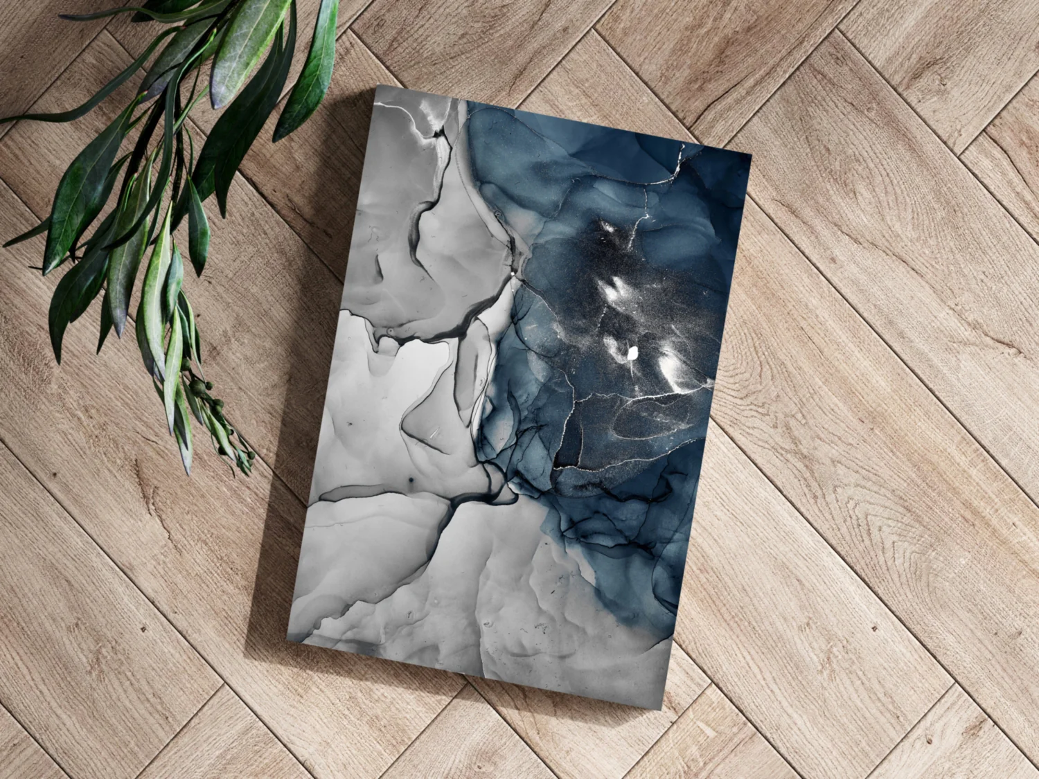 Marble Design V2 Aluminum Print - Image 3