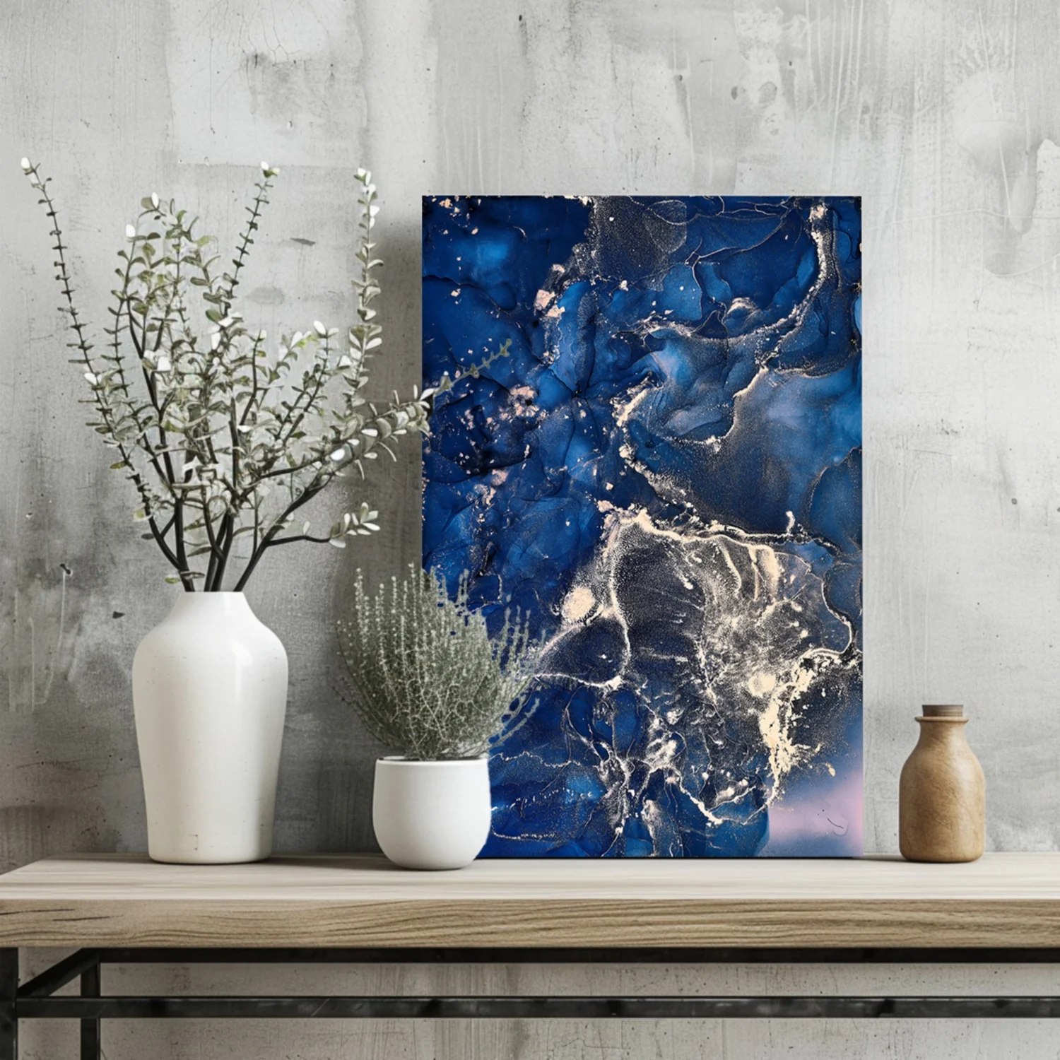 Marble Design V4 Aluminum Print - Image 2