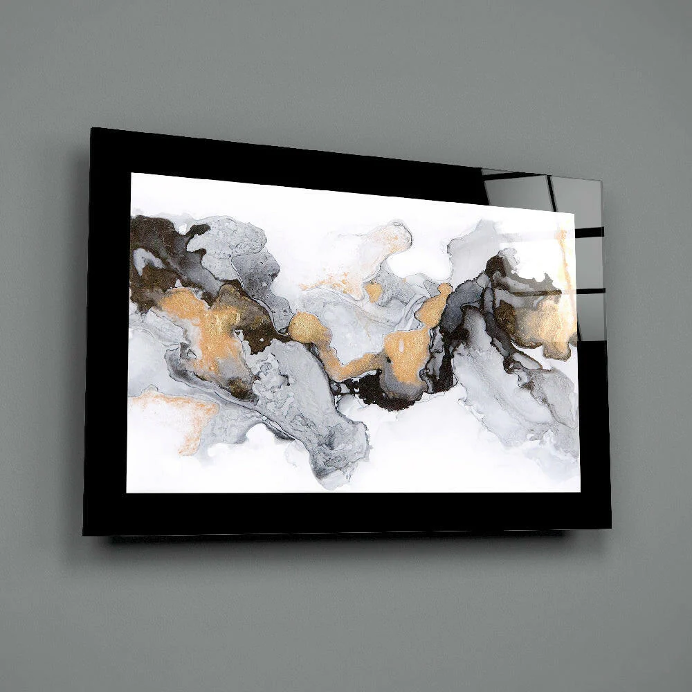 Marble Pattern Glass Wall Art - Image 2