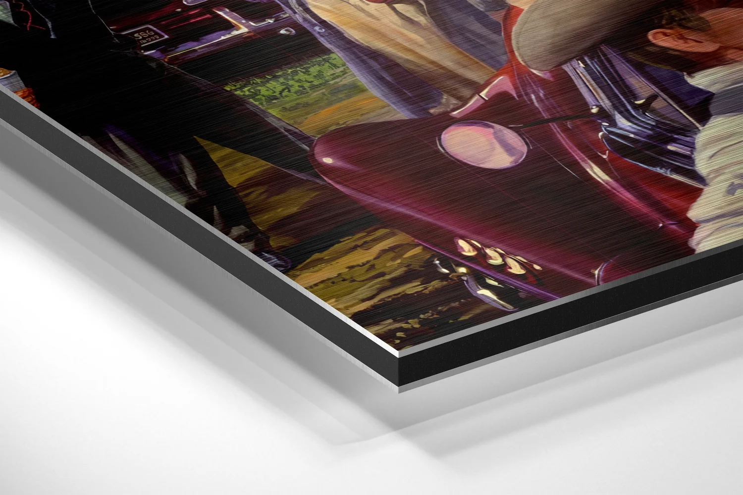 Golden Age Starlet at Cinema Brushed Aluminium Dibond Wall Art - Image 2