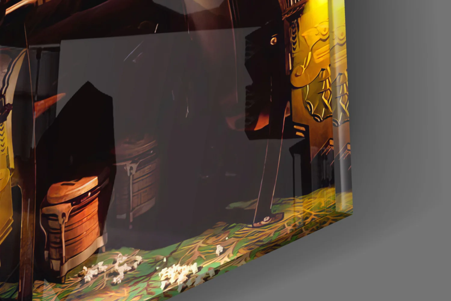 Retro Icons at the Cinema Glass Wall Art - Image 7