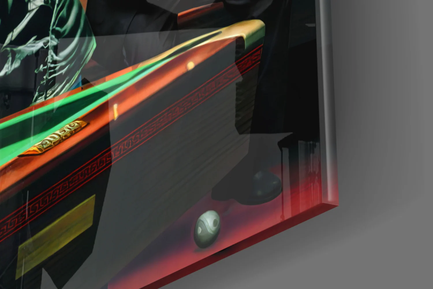 Retro Icons at the Pool Hall Glass Wall Art - Image 7