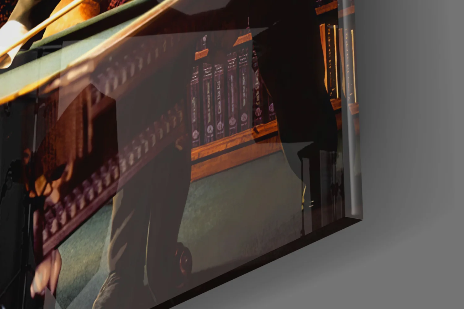 Retro Icons at the Pool Hall V2 Glass Wall Art - Image 7