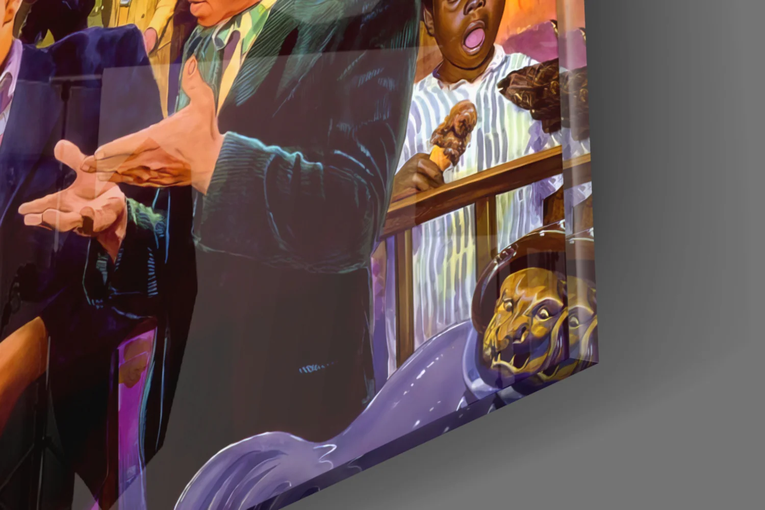 Retro Icons at the Theme Park Glass Wall Art - Image 7