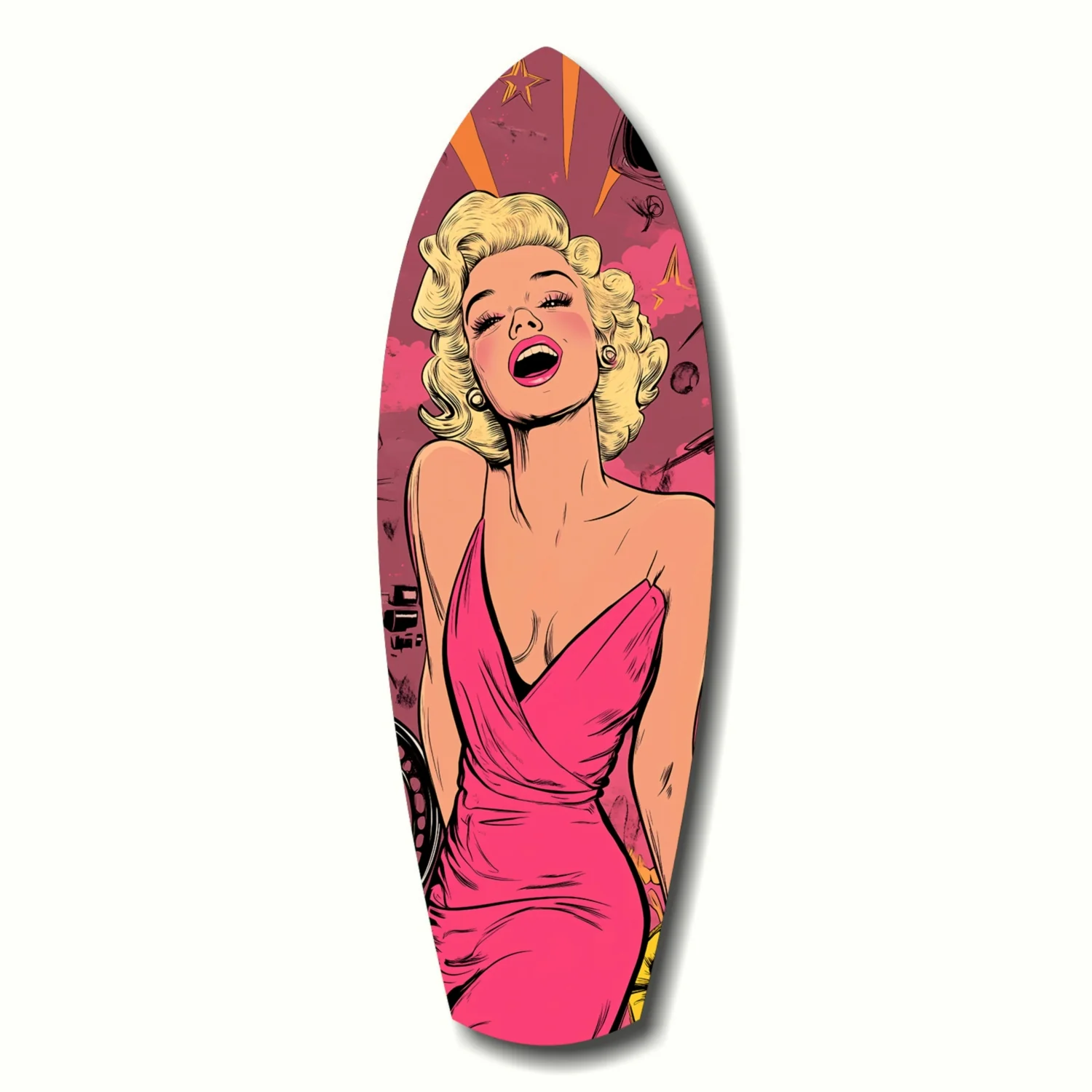 Hollywood Starlet V2 Glass Wall Art
