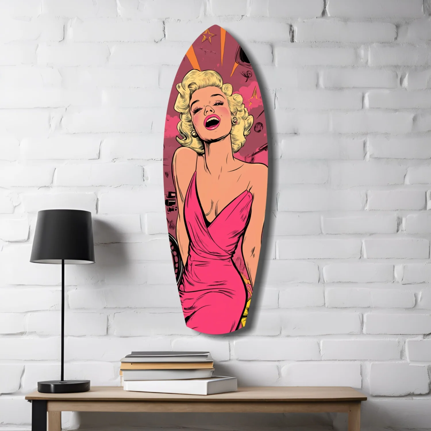 Hollywood Starlet V2 Glass Wall Art - Image 4