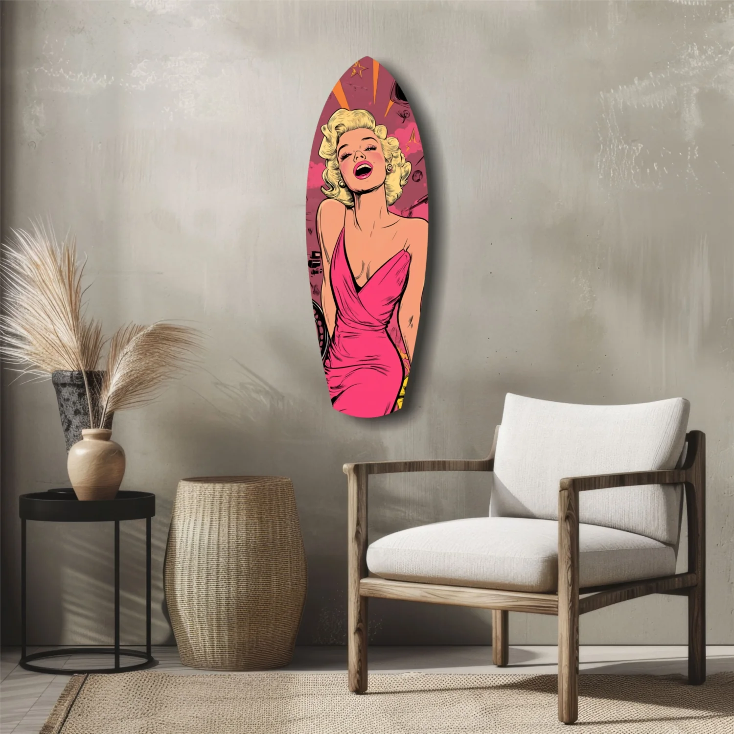 Hollywood Starlet V2 Glass Wall Art - Image 5