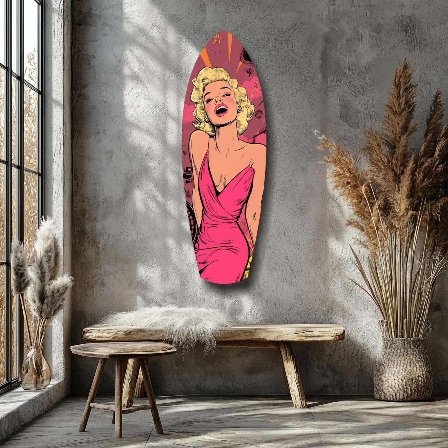 Hollywood Starlet V2 Glass Wall Art - Image 7