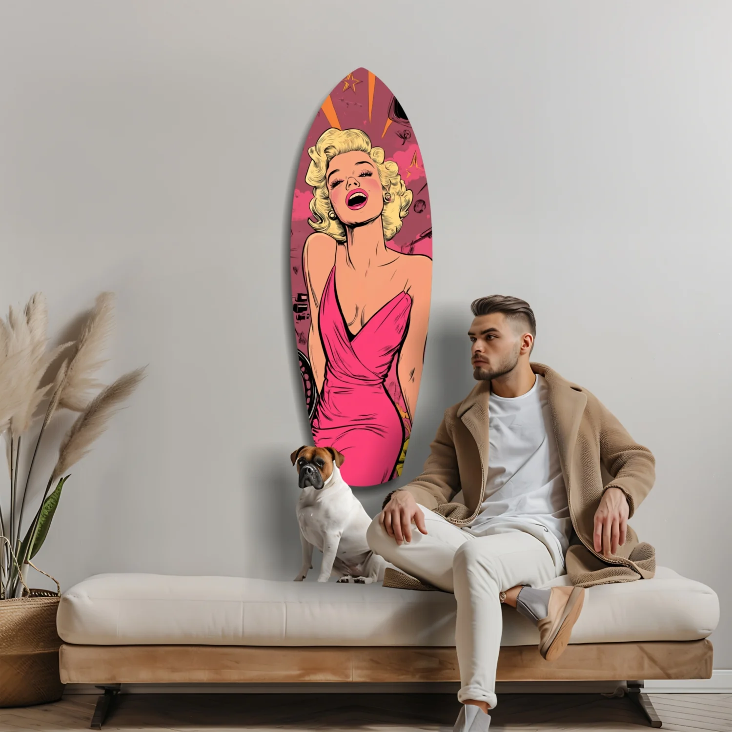 Hollywood Starlet V2 Glass Wall Art - Image 9