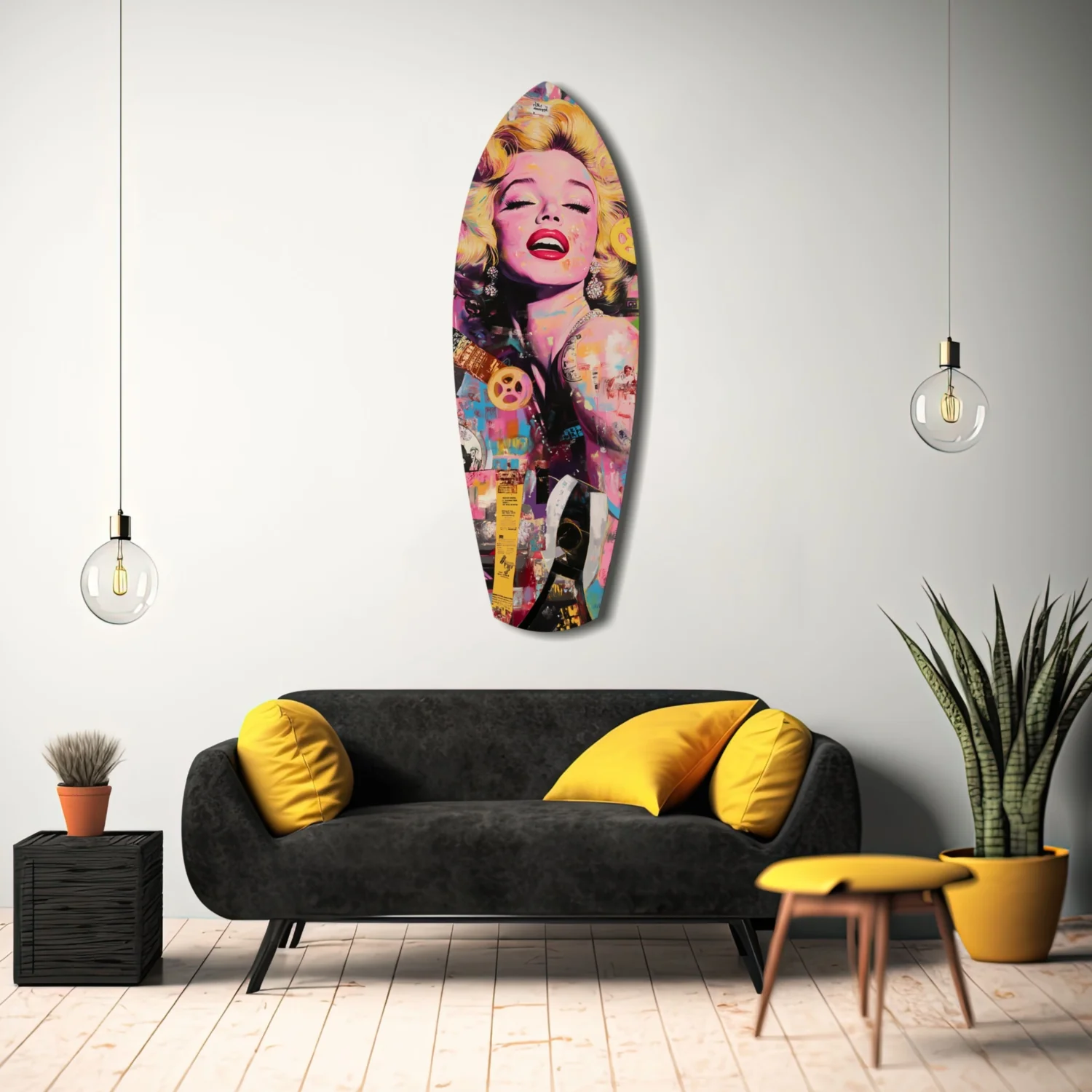 Hollywood Starlet V3 Glass Wall Art - Image 8
