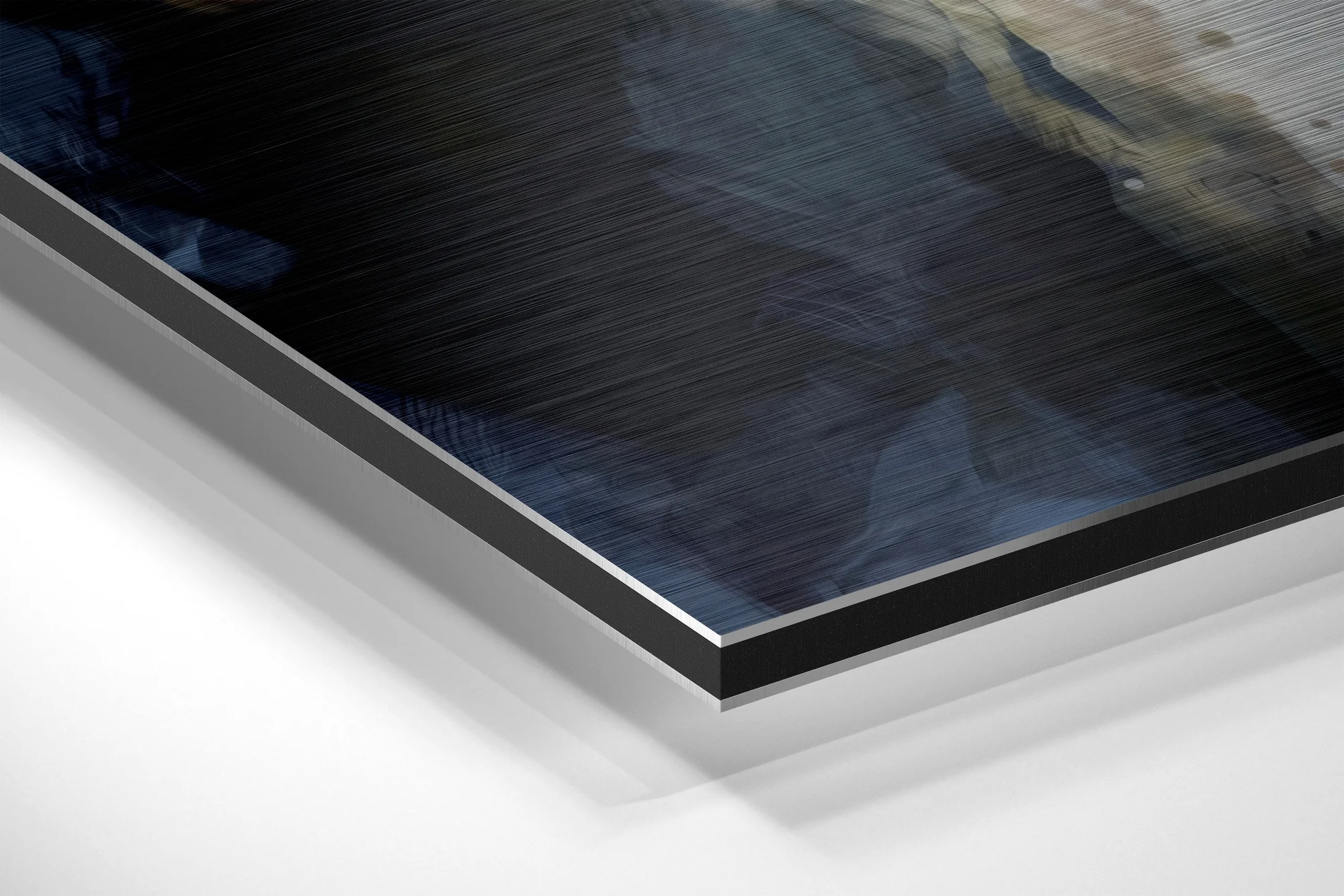 Smoking Rebel Muse Brushed Aluminium Dibond Wall Art - Image 2