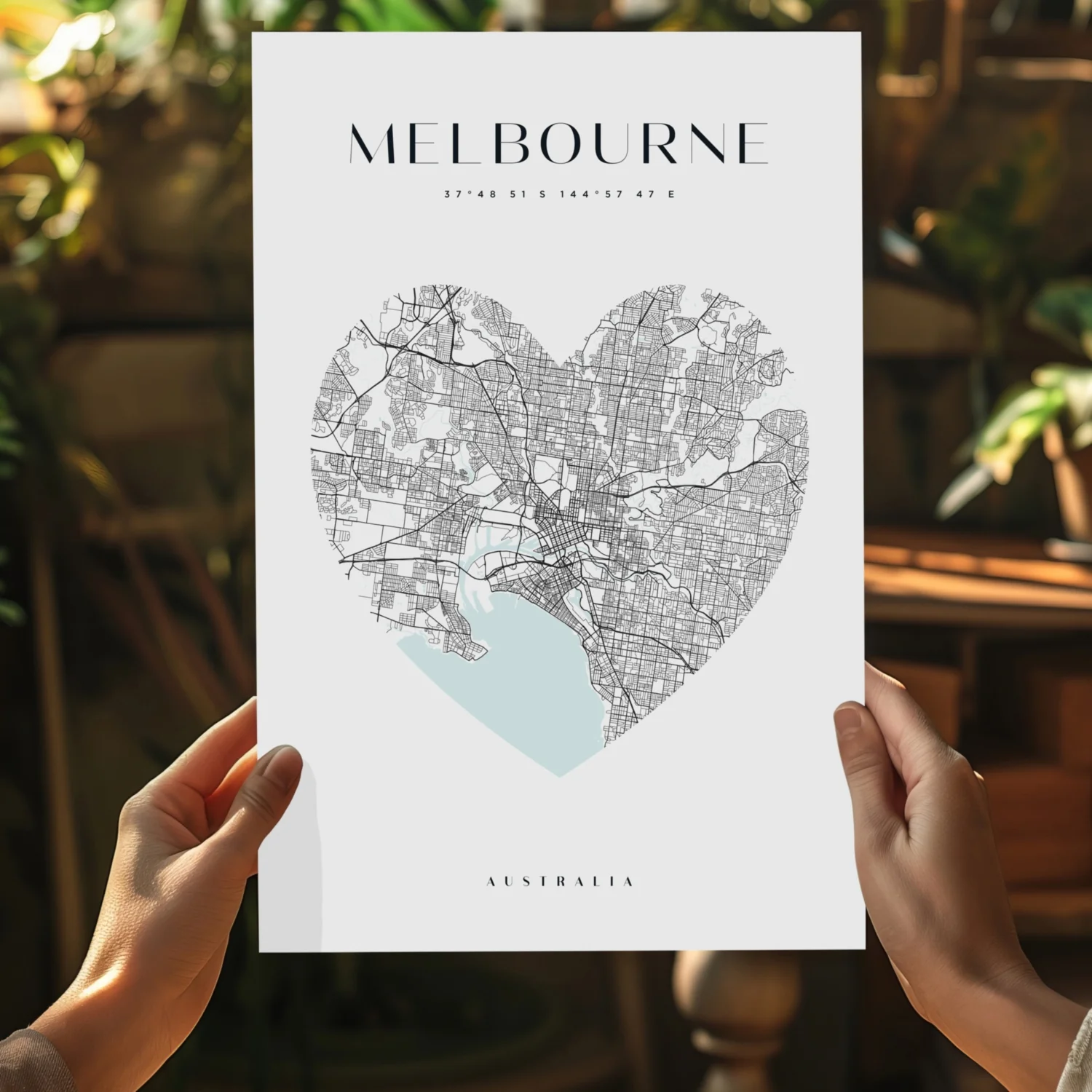 Melbourne V1 Aluminum Print - Image 5