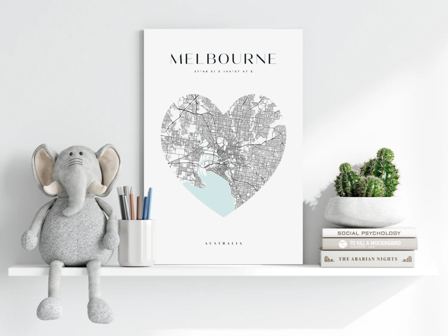 Melbourne V1 Aluminum Print - Image 6