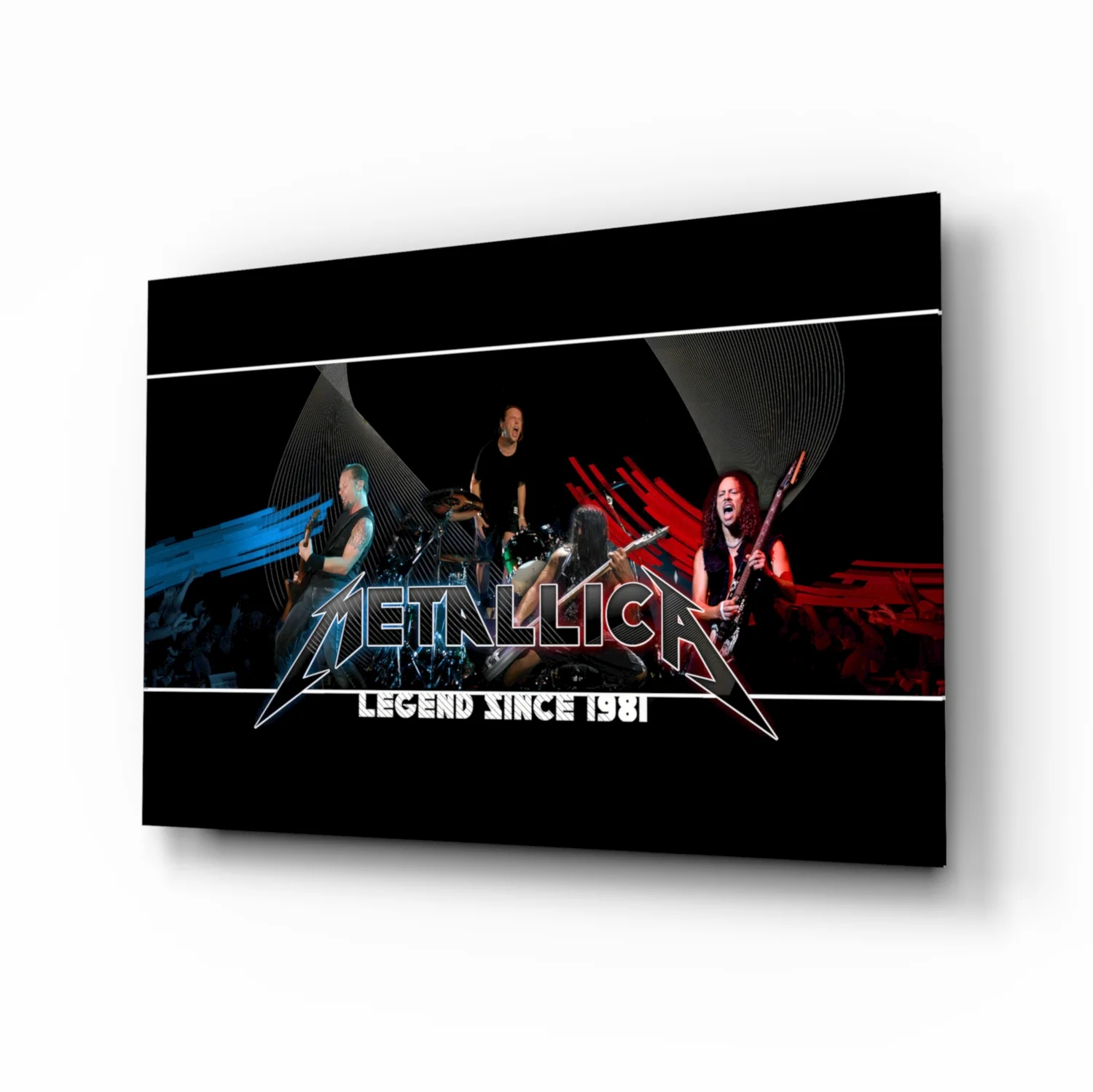 Heavy Metal Roar Glass Wall Art - Image 2