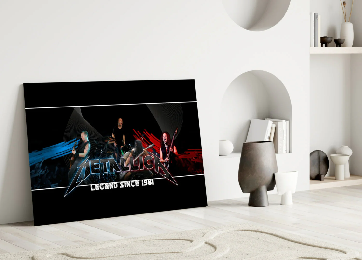 Heavy Metal Roar Glass Wall Art - Image 4