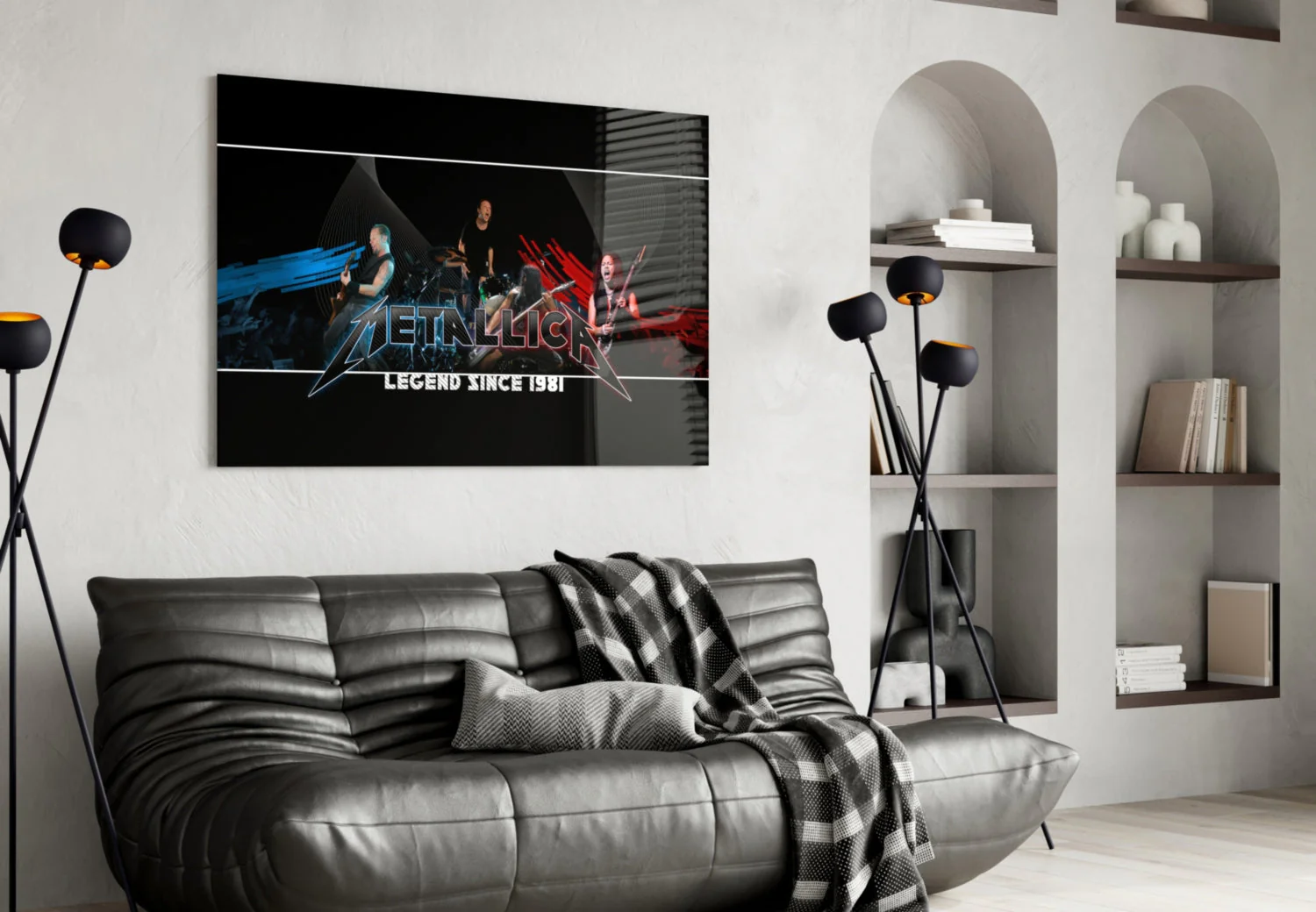 Heavy Metal Roar Glass Wall Art - Image 6