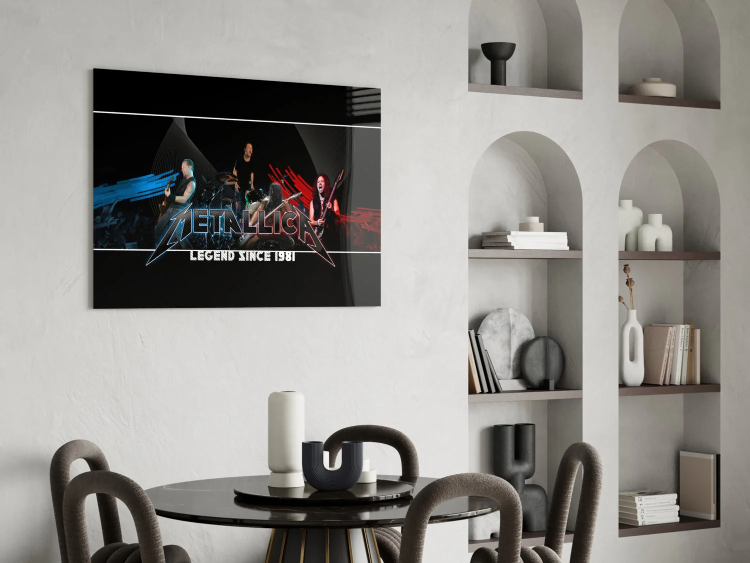 Heavy Metal Roar Glass Wall Art - Image 7