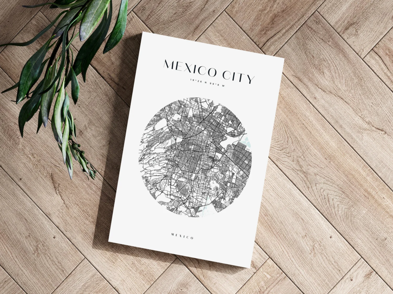 Mexico City V2 Aluminum Print - Image 3