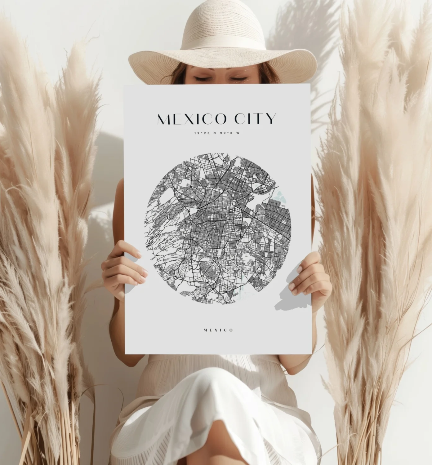 Mexico City V2 Aluminum Print - Image 4