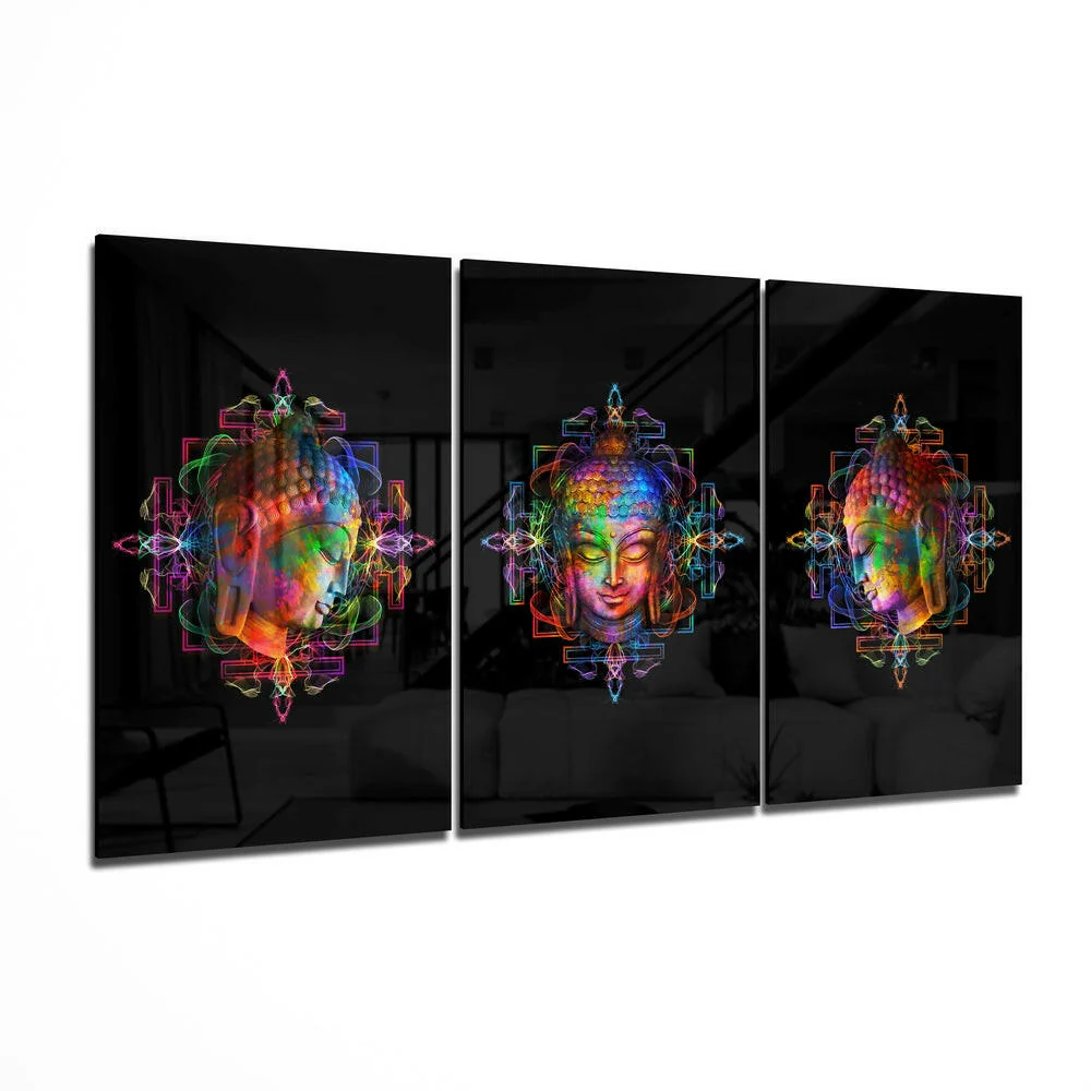 Buddha Mega Glass Wall Art - Image 2