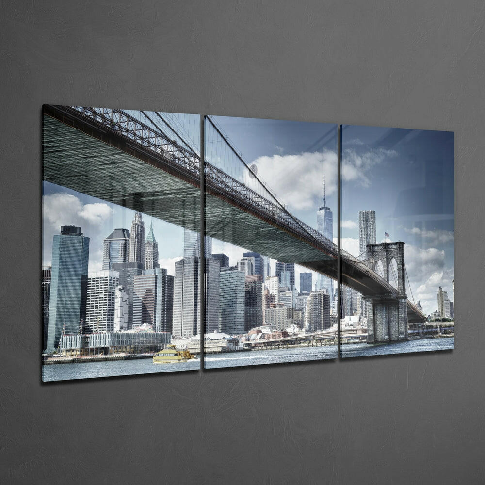 Manhattan Glass Wall Art - Image 2