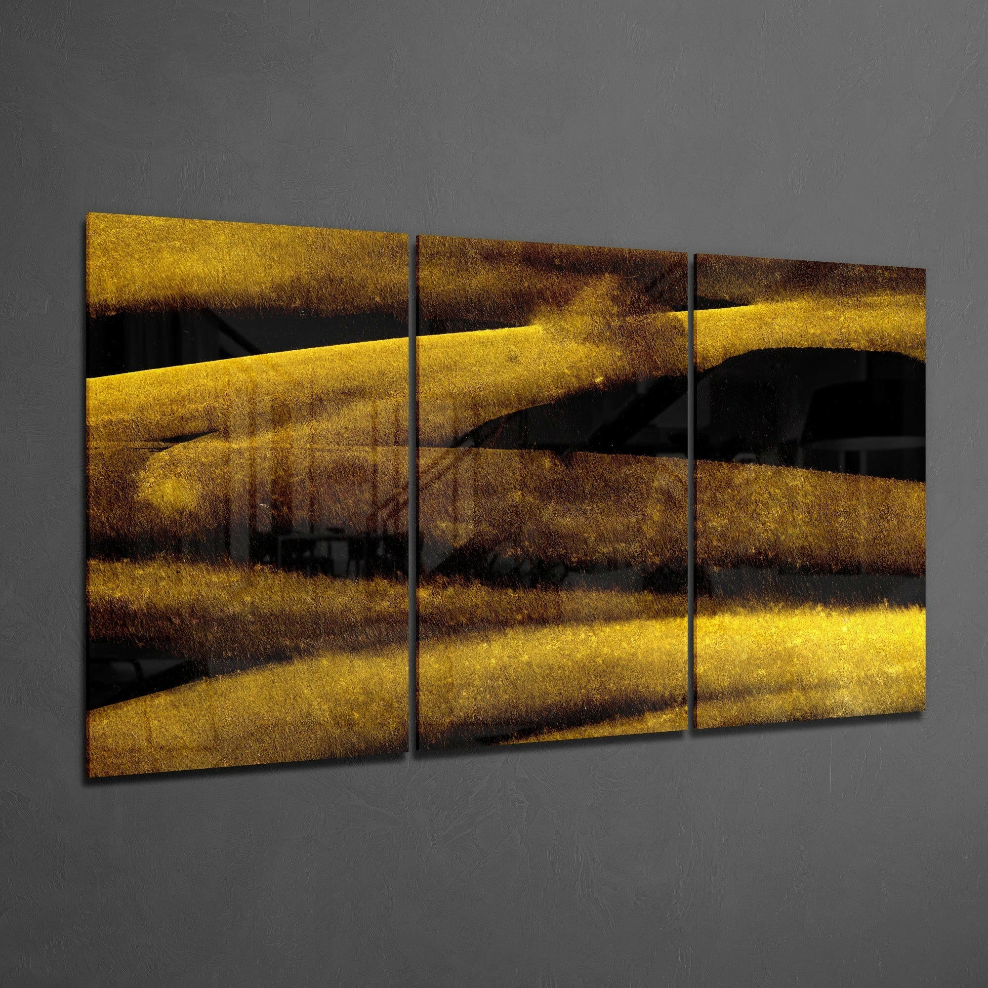Yellow Touch Glass Art - Image 2