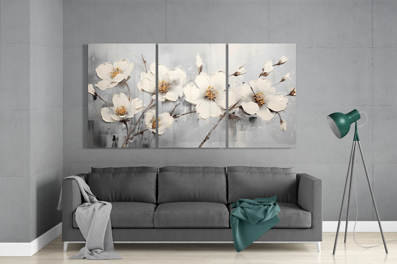Daisies Glass Wall Art - Image 3