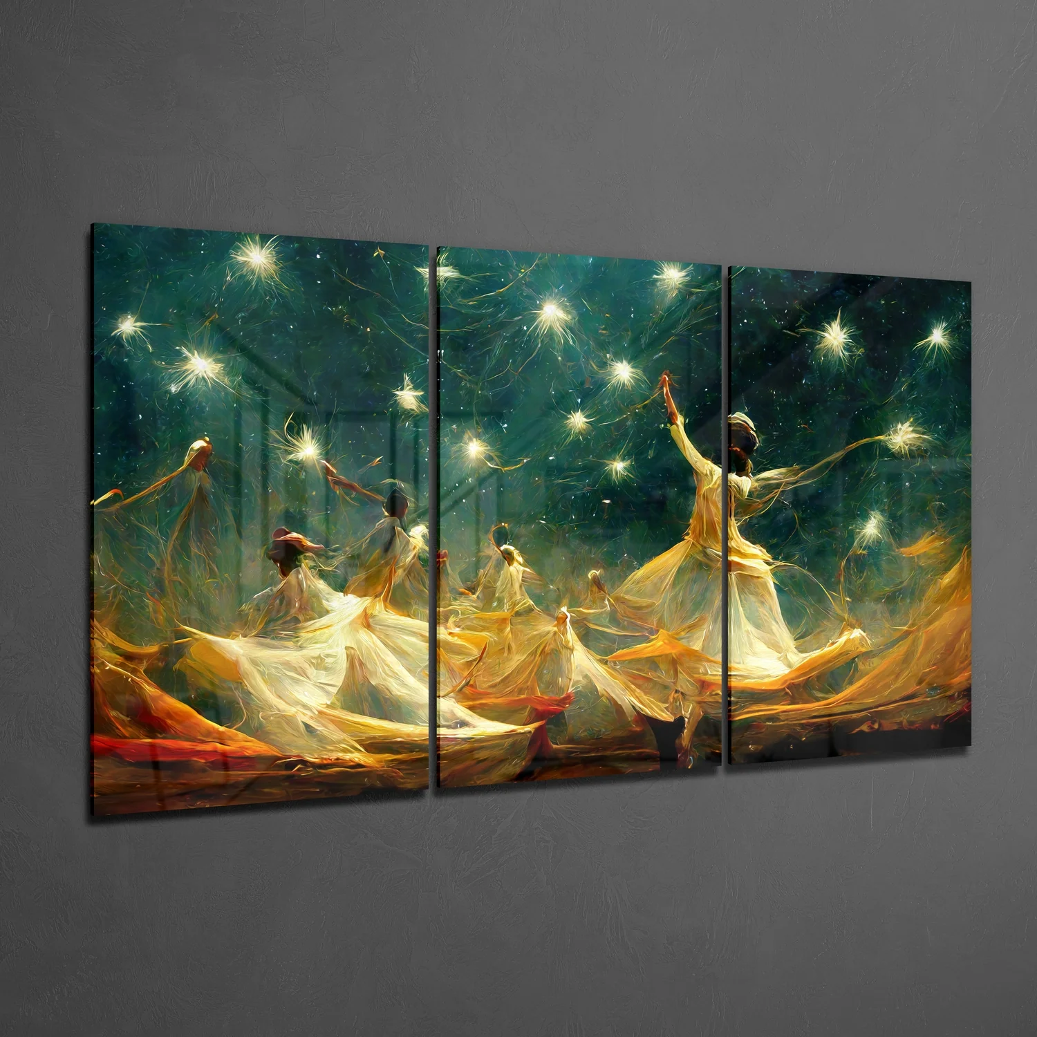 Under the Stars Glass Wall Art - Image 2